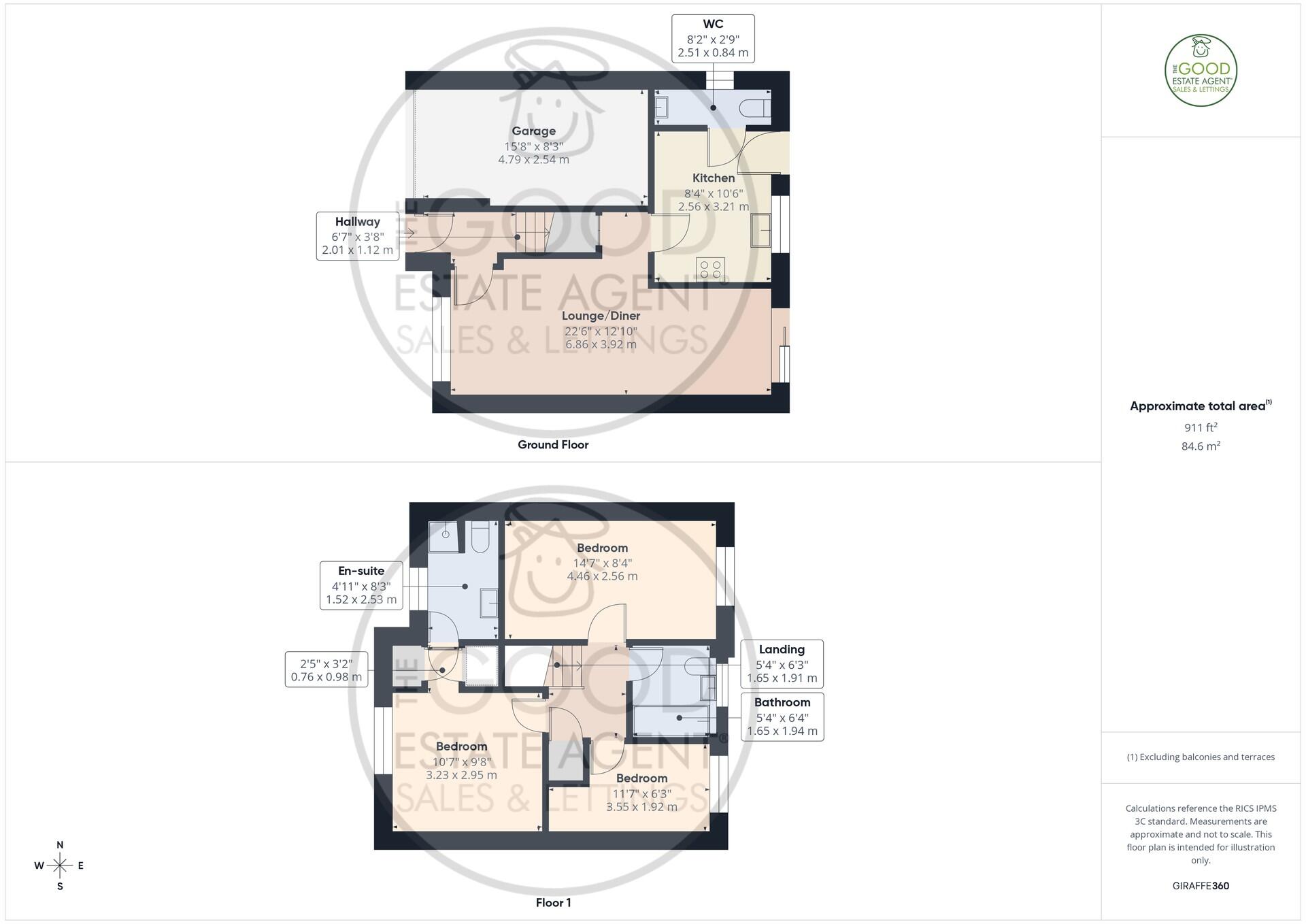 Dorchester Way, Hereford, HR2 7ZP floorplan
