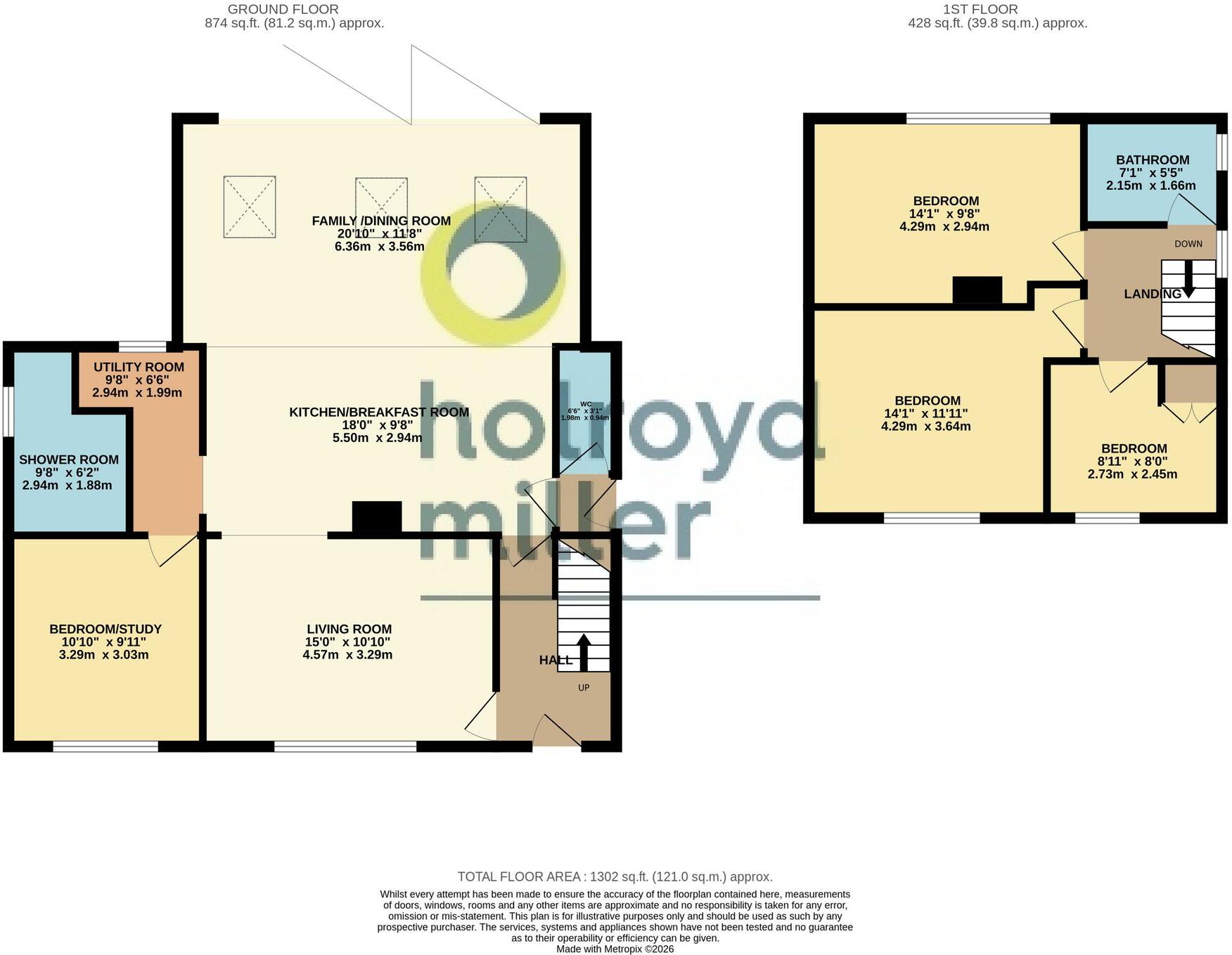 Sandal Hall Close, Wakefield, WF2 floorplan