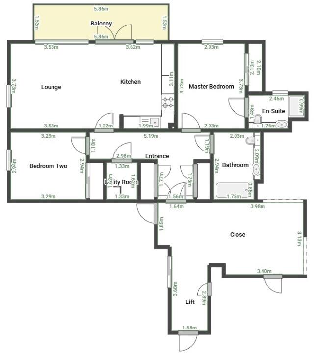 Eldon Street, Inverclyde, Greenock, PA16 floorplan