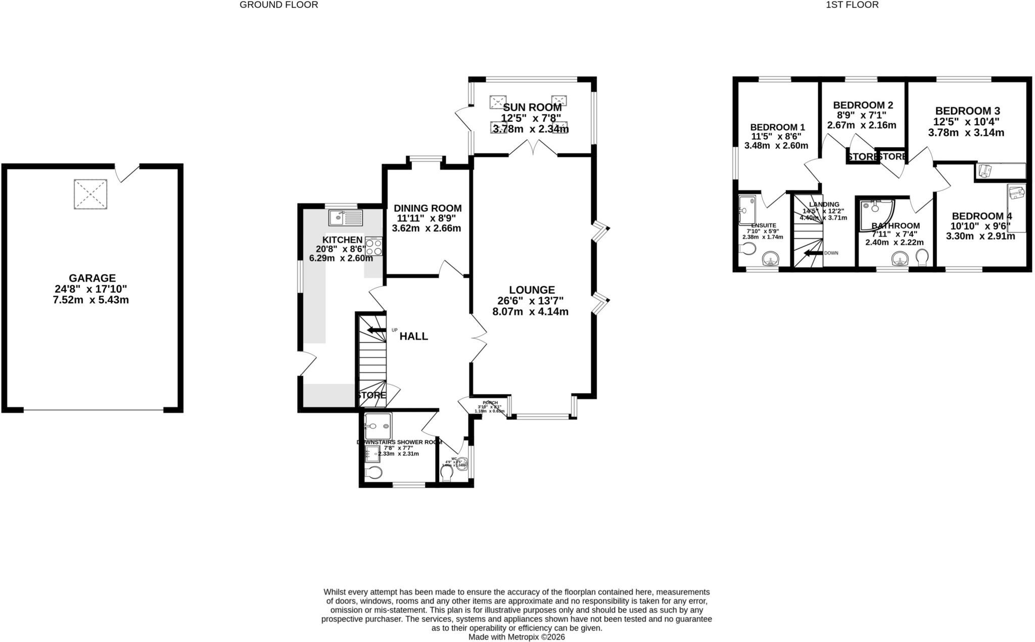 Latham Close, Burton on Trent, DE15 floorplan