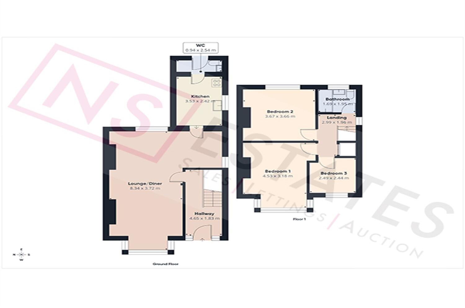 Lansdowne Road, Longlands, Middlesbrough, TS4 floorplan