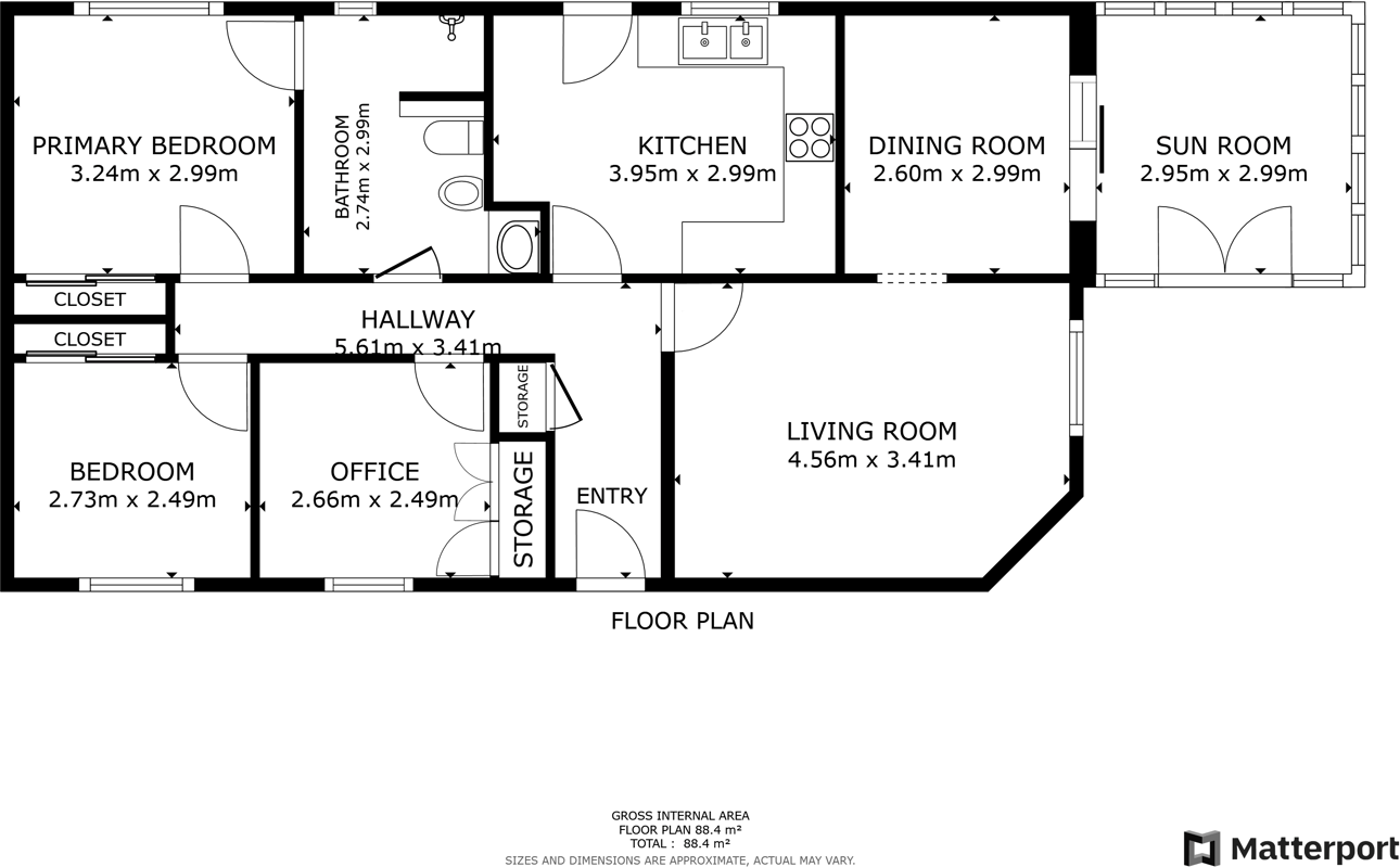 Cranwell Road, Cantley, Doncaster, DN4 floorplan