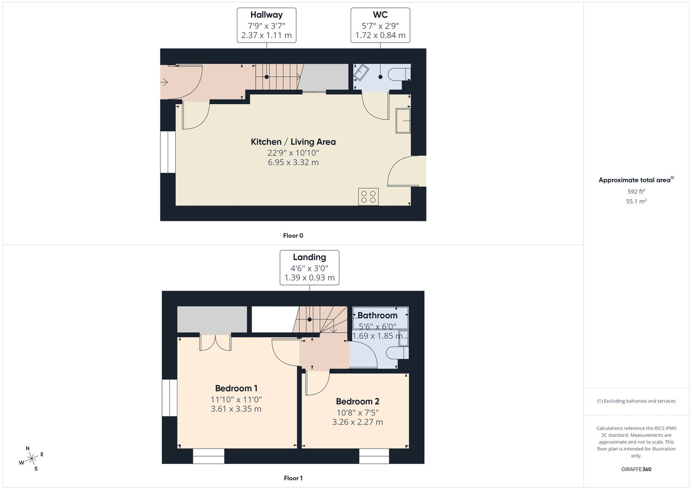 Priory Road, Downham Market, Norfolk, PE38 floorplan