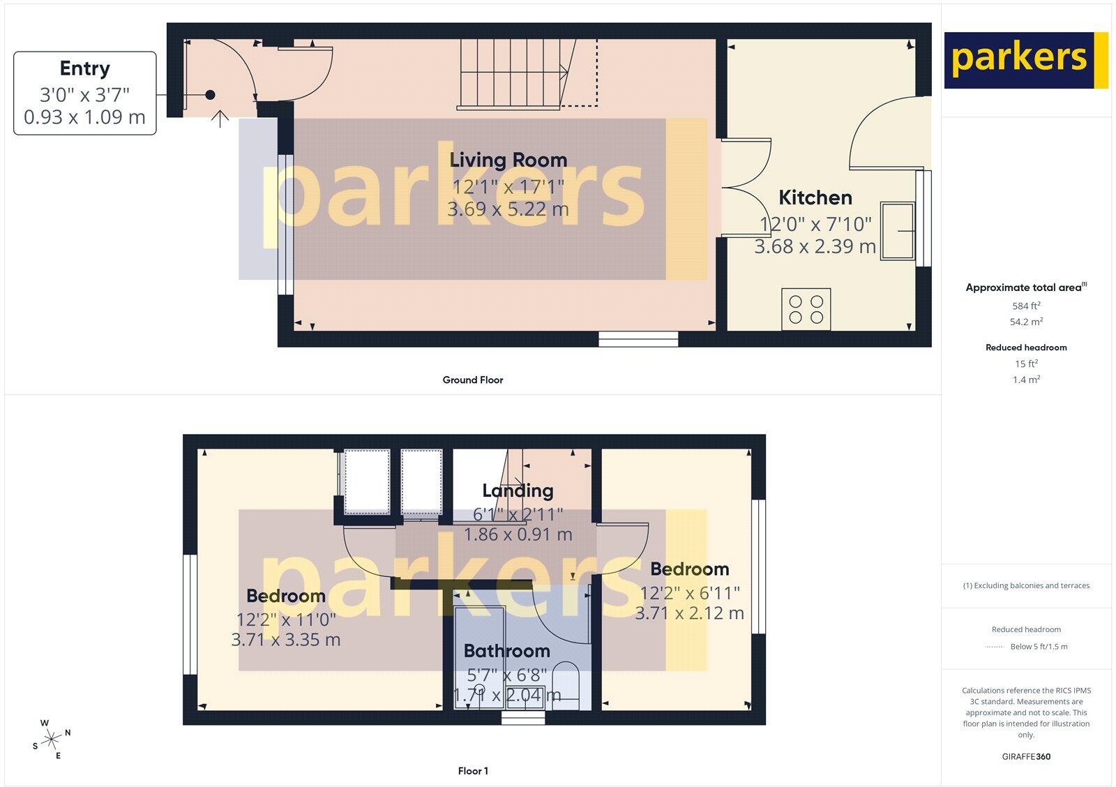 August End, Reading, Berkshire, RG30 floorplan