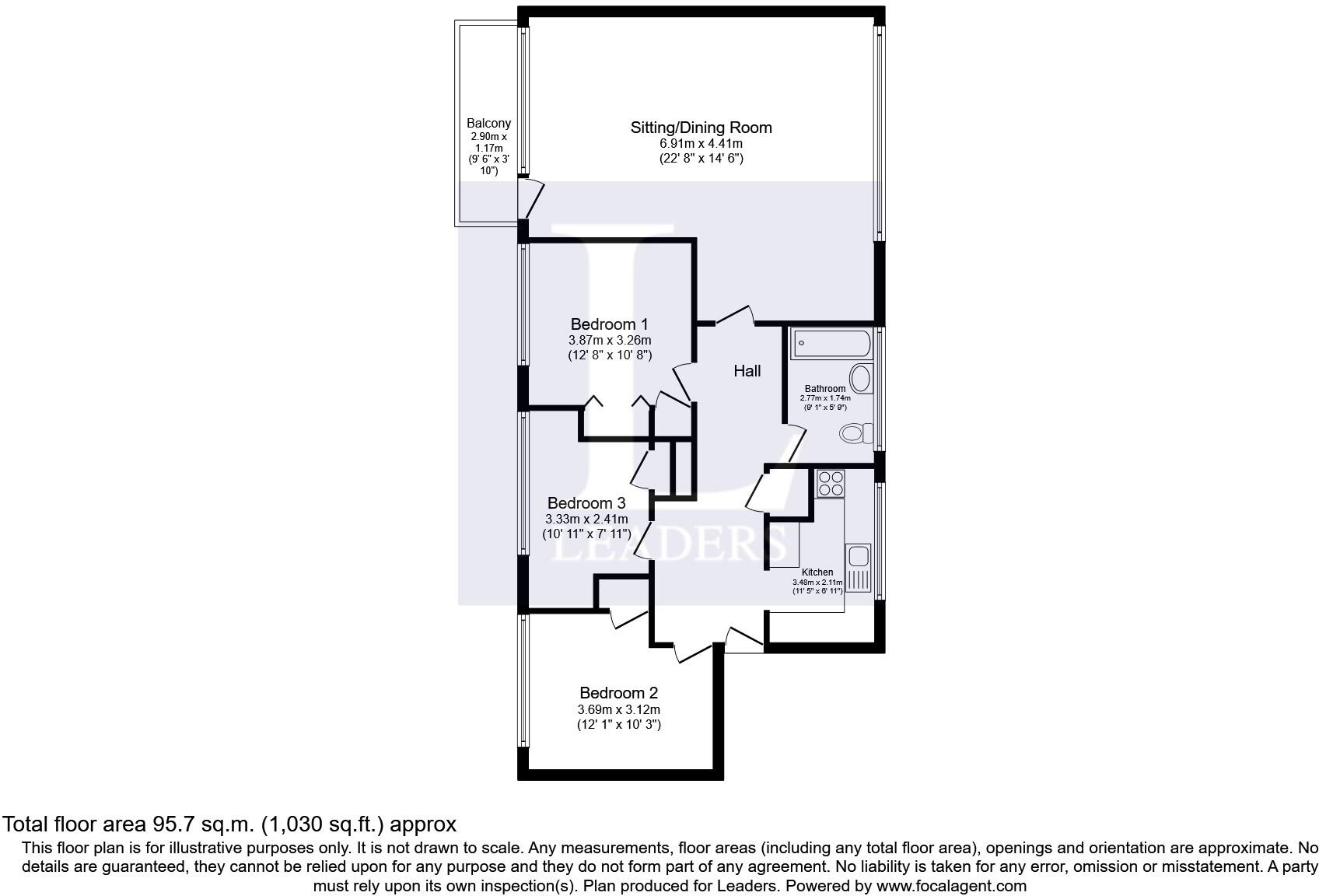 Jireh Court, Perrymount Road, Haywards Heath, RH16 floorplan