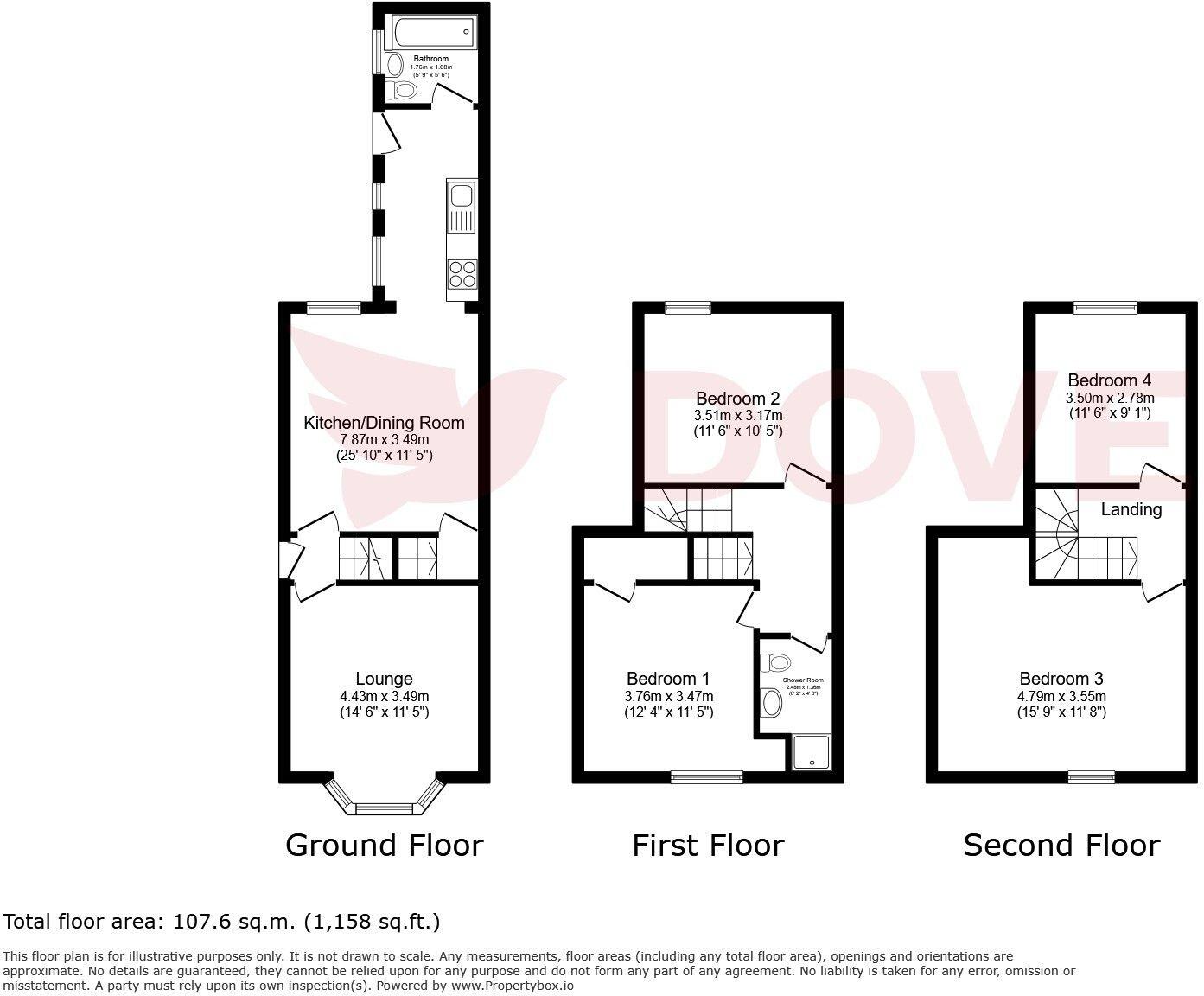10 Harland Road, Ecclesall Road floorplan