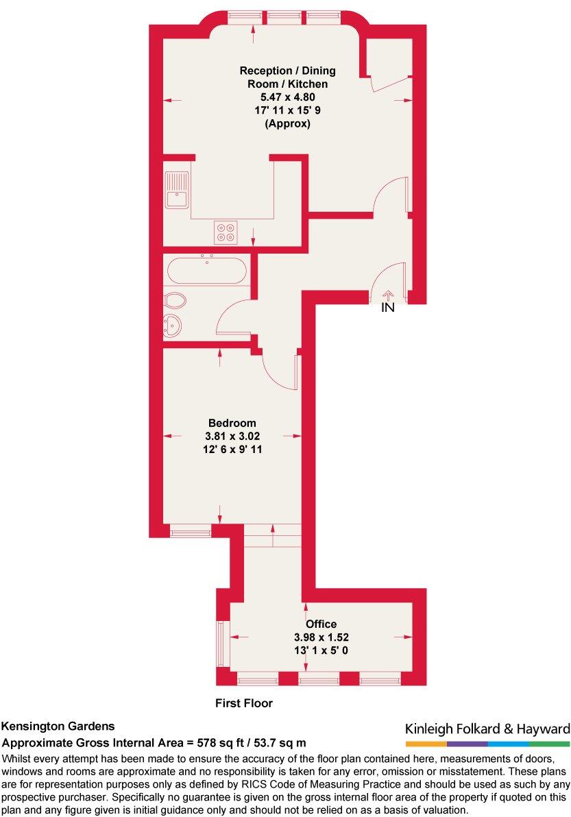 Kensington Gardens Square, Bayswater, London, W2 floorplan