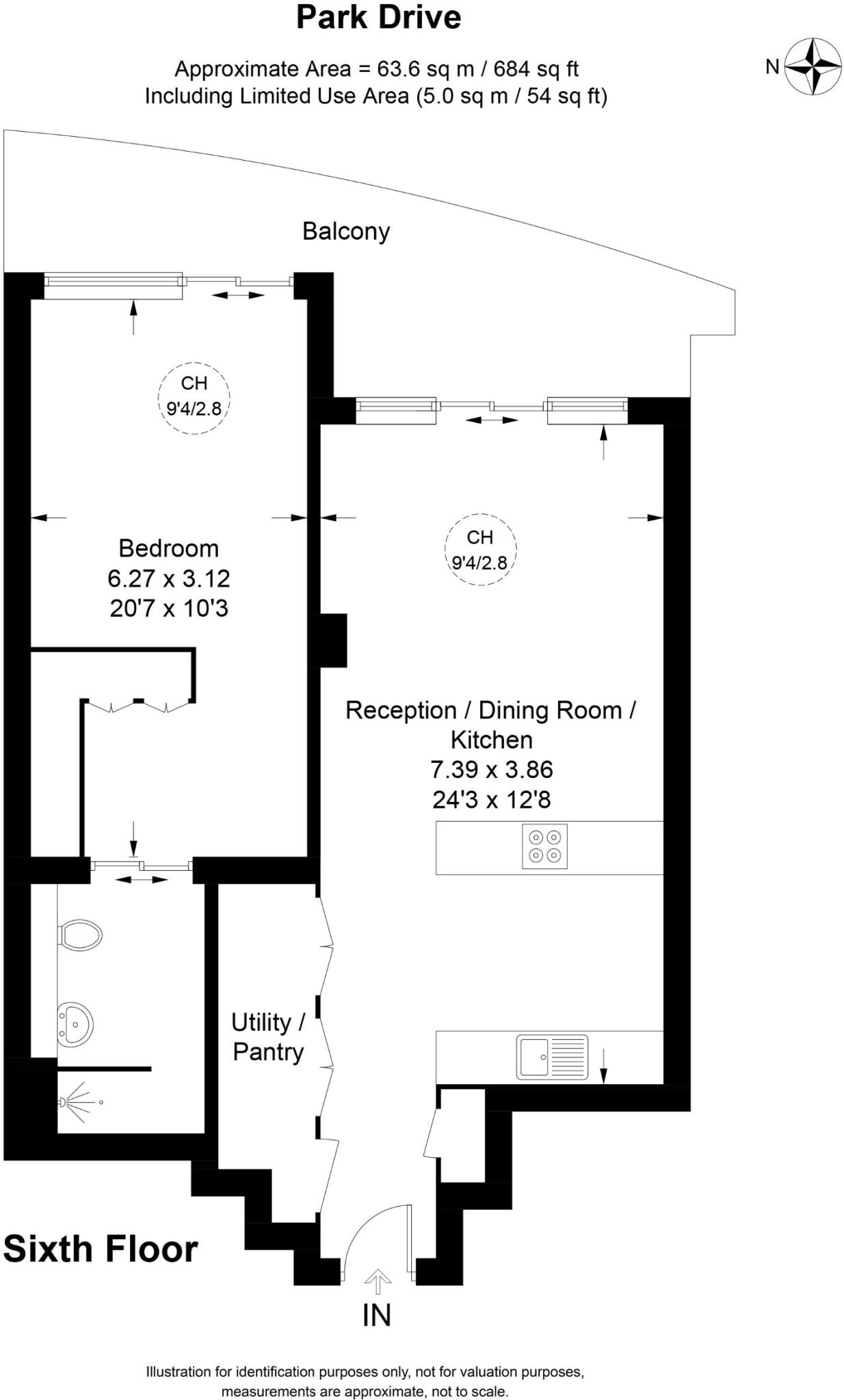 One Park Drive, Canary Wharf, London floorplan