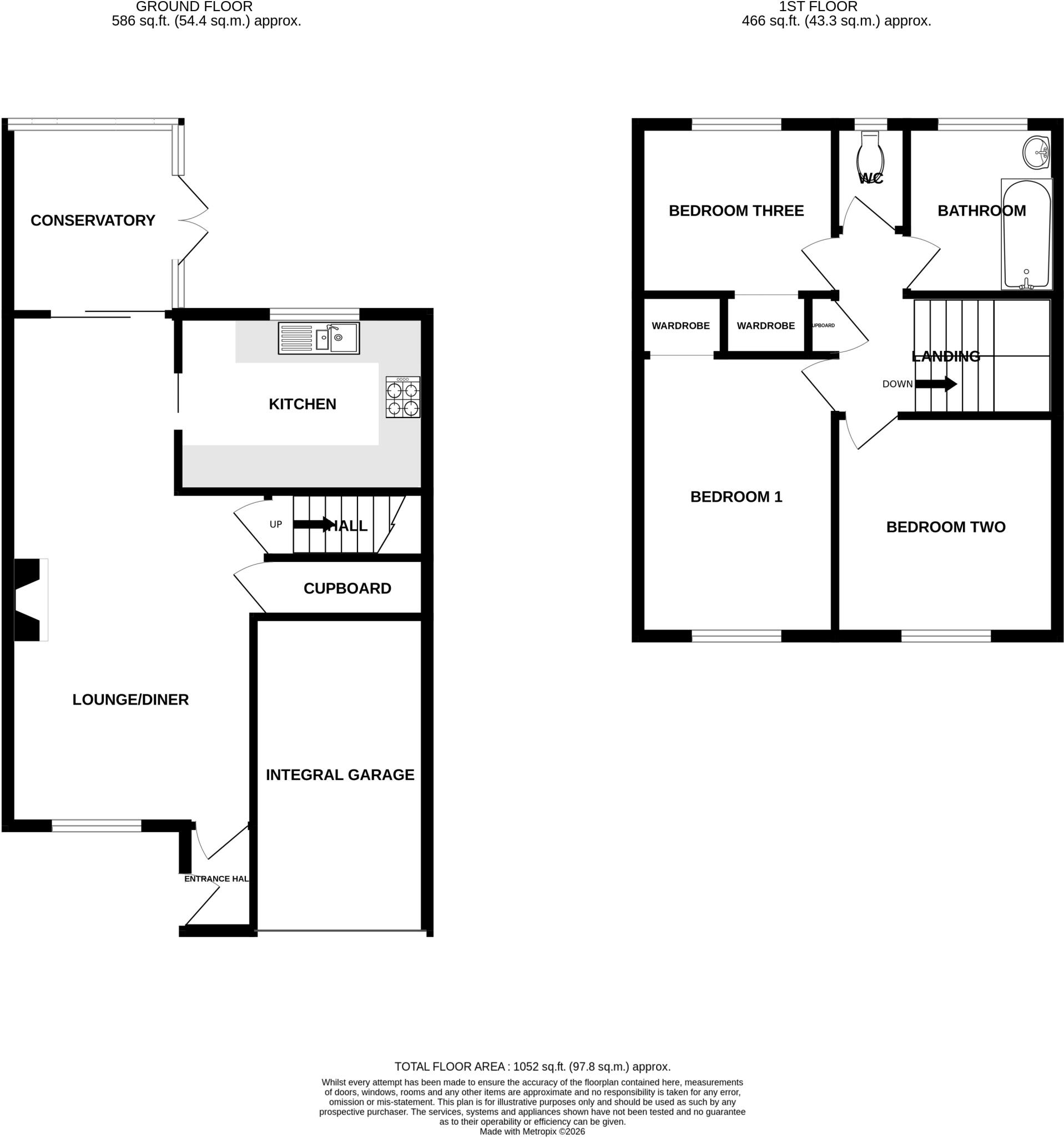 Watermead, South Chard, Somerset, TA20 floorplan