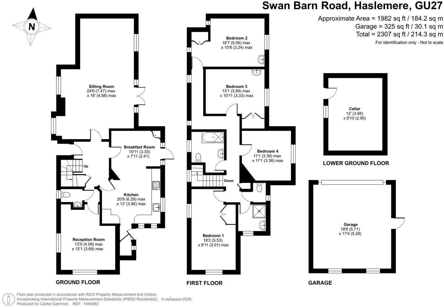 Swan Barn Road, Haslemere floorplan