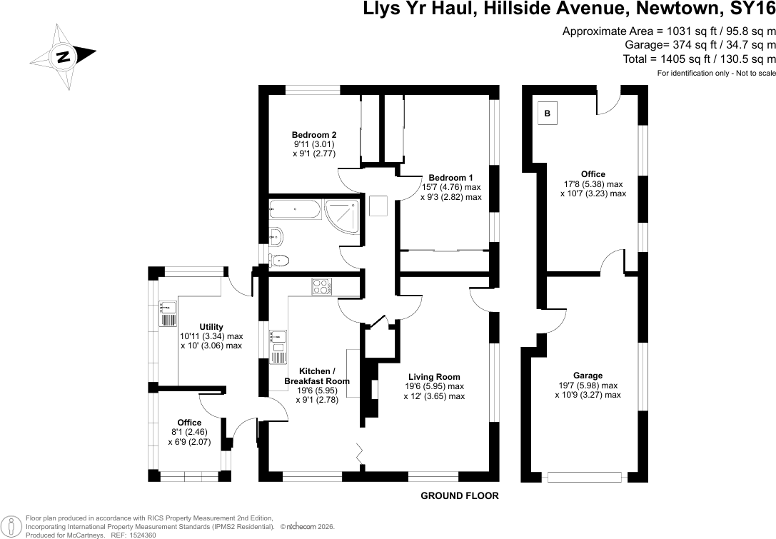 Hillside Avenue, Newtown, Powys floorplan