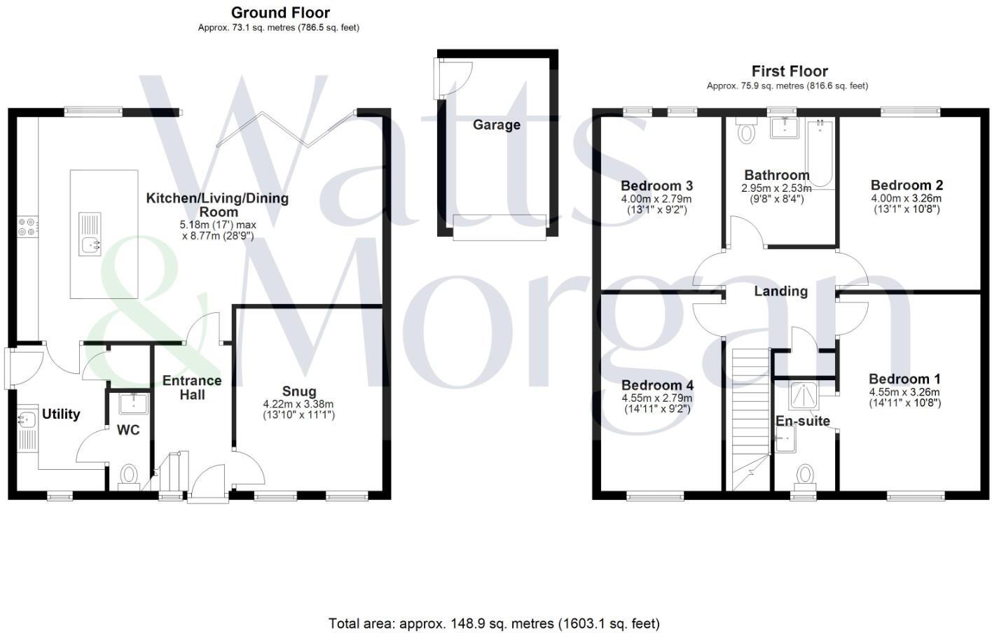 Plot F, The Old Brewery, Eglwys Brewis, Llantwit Major, Vale of Glamorgan, CF61 2XR floorplan