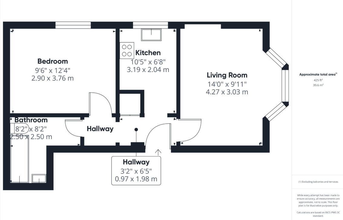 Hawkwood Road, Bournemouth floorplan