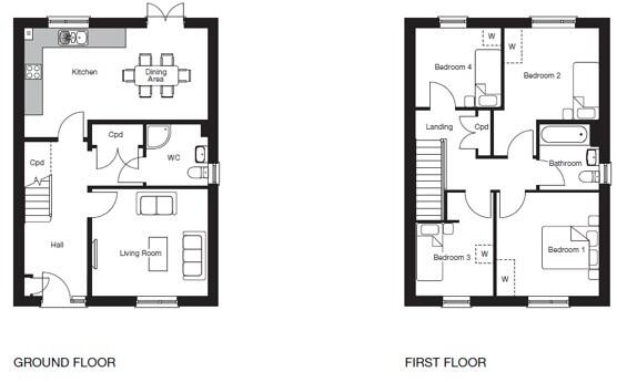 Apsham Grange, Topsham floorplan