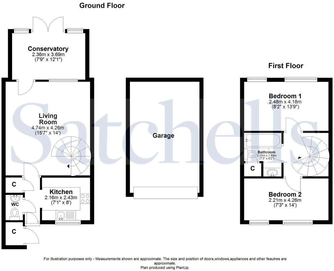 Chalkfield, Letchworth Garden City, SG6 floorplan