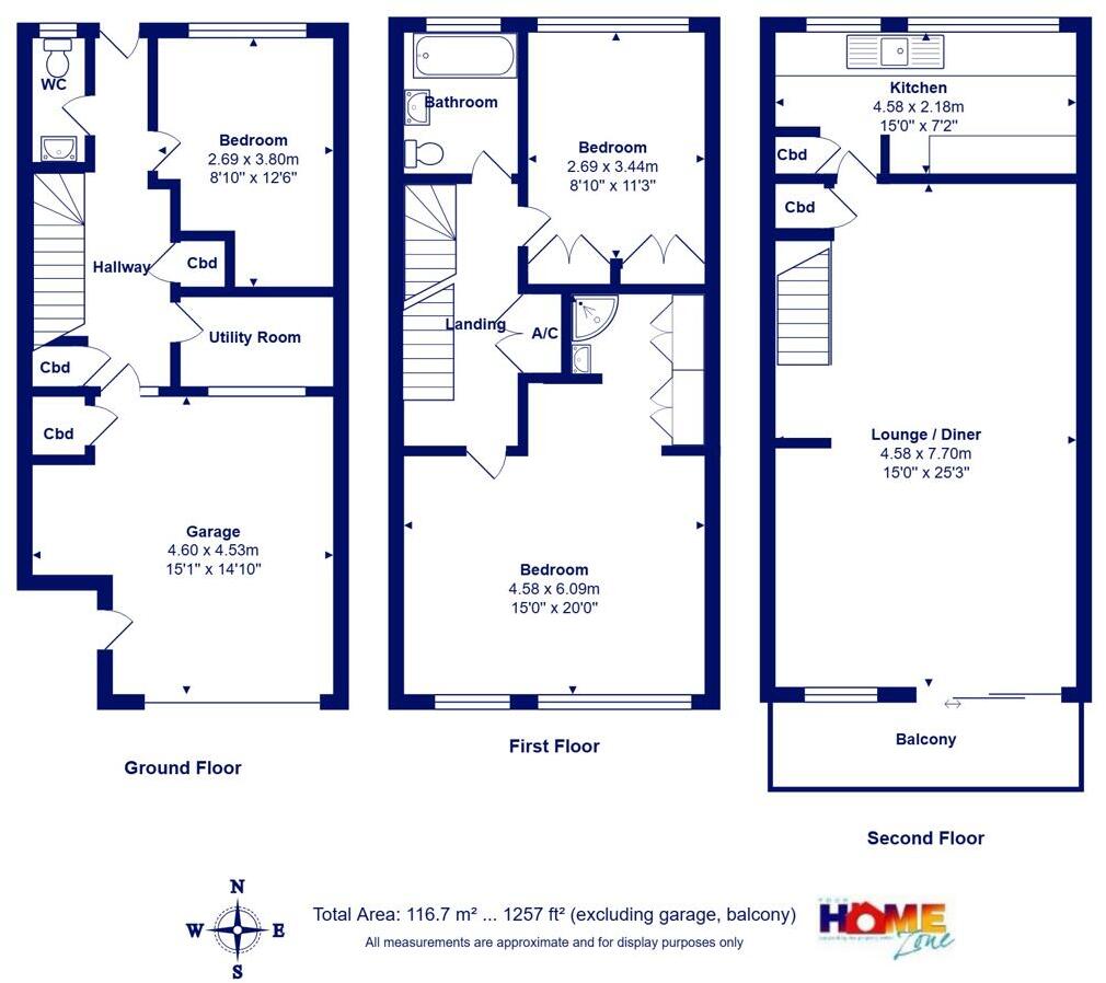 Waterside, Mudeford floorplan