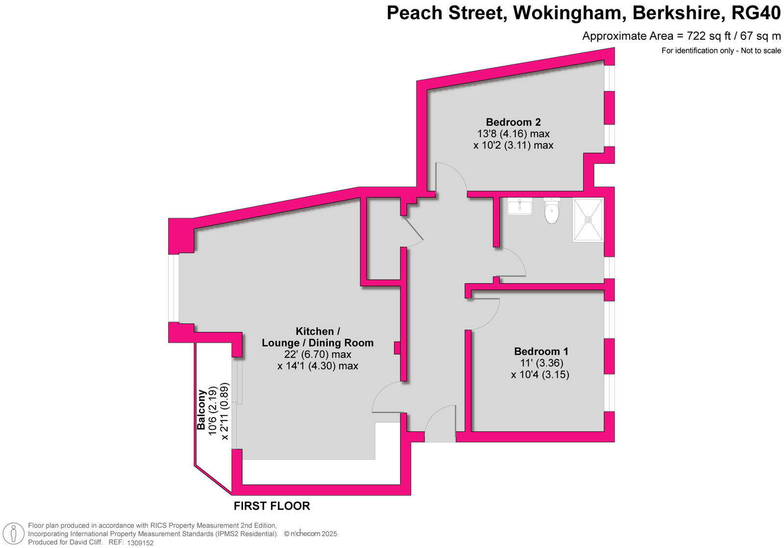 Peach Street, Wokingham, Berkshire, RG40 floorplan