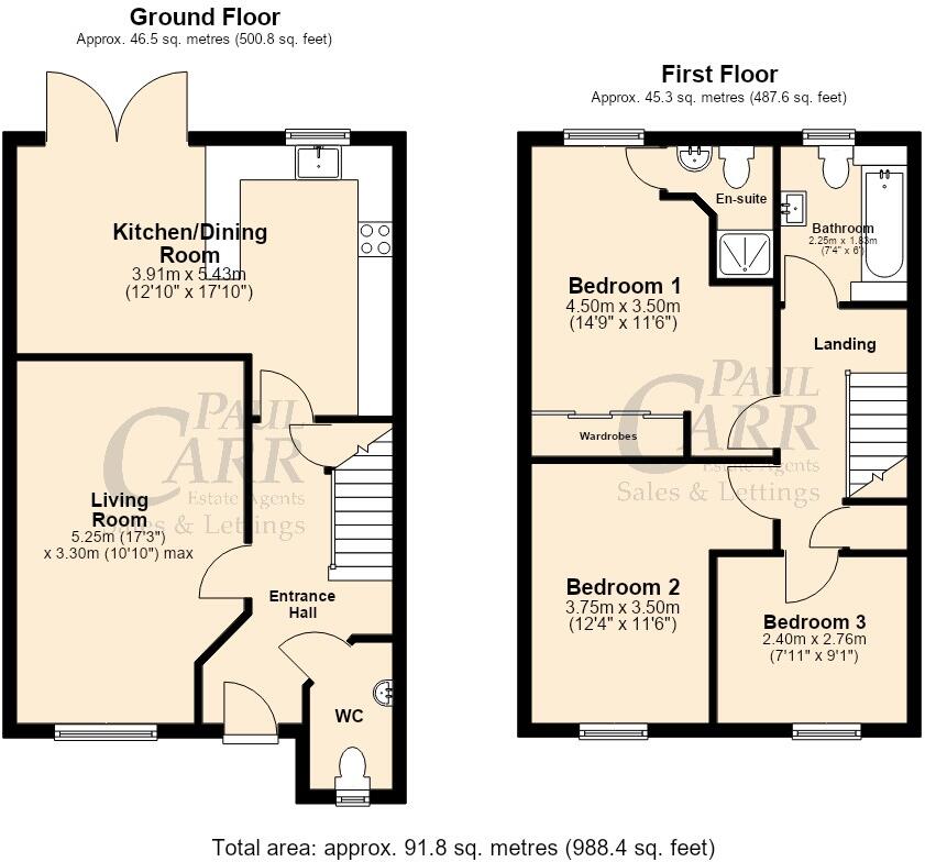 Sanders Way, Lichfield, WS14 9AD floorplan