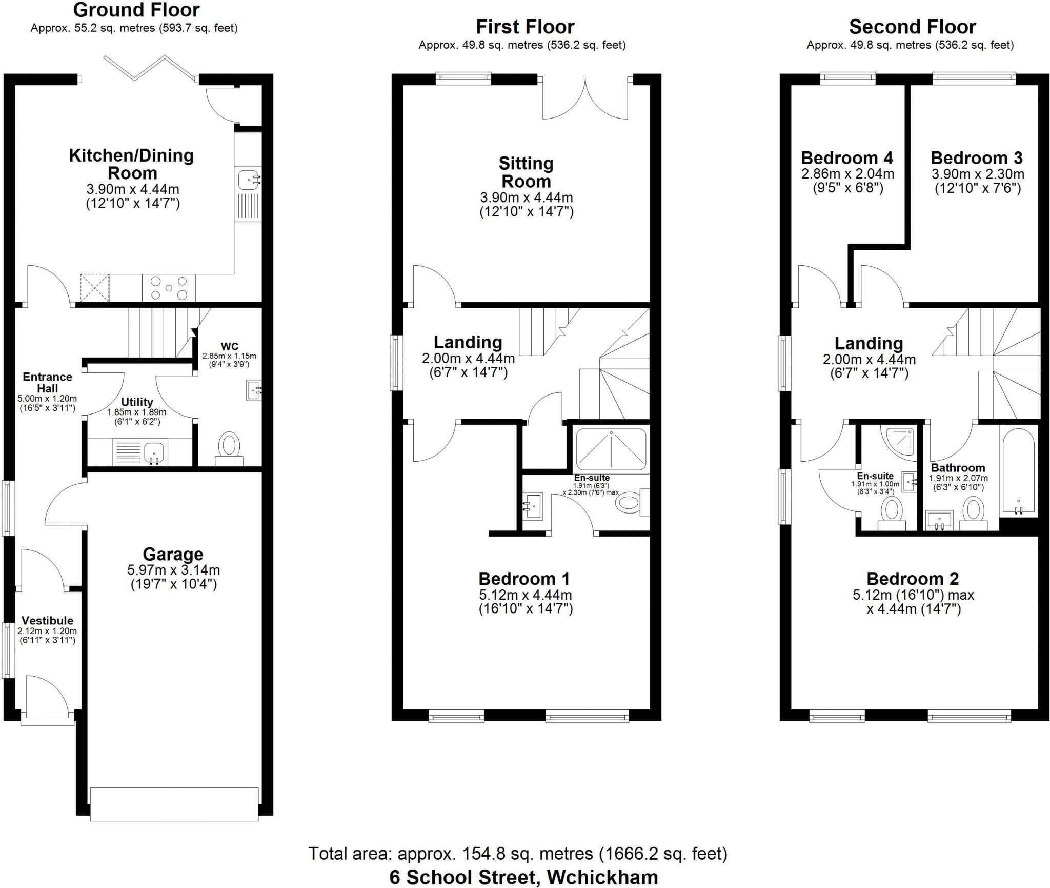 Plot 4, School Street, Whickham, Newcastle Upon Tyne floorplan