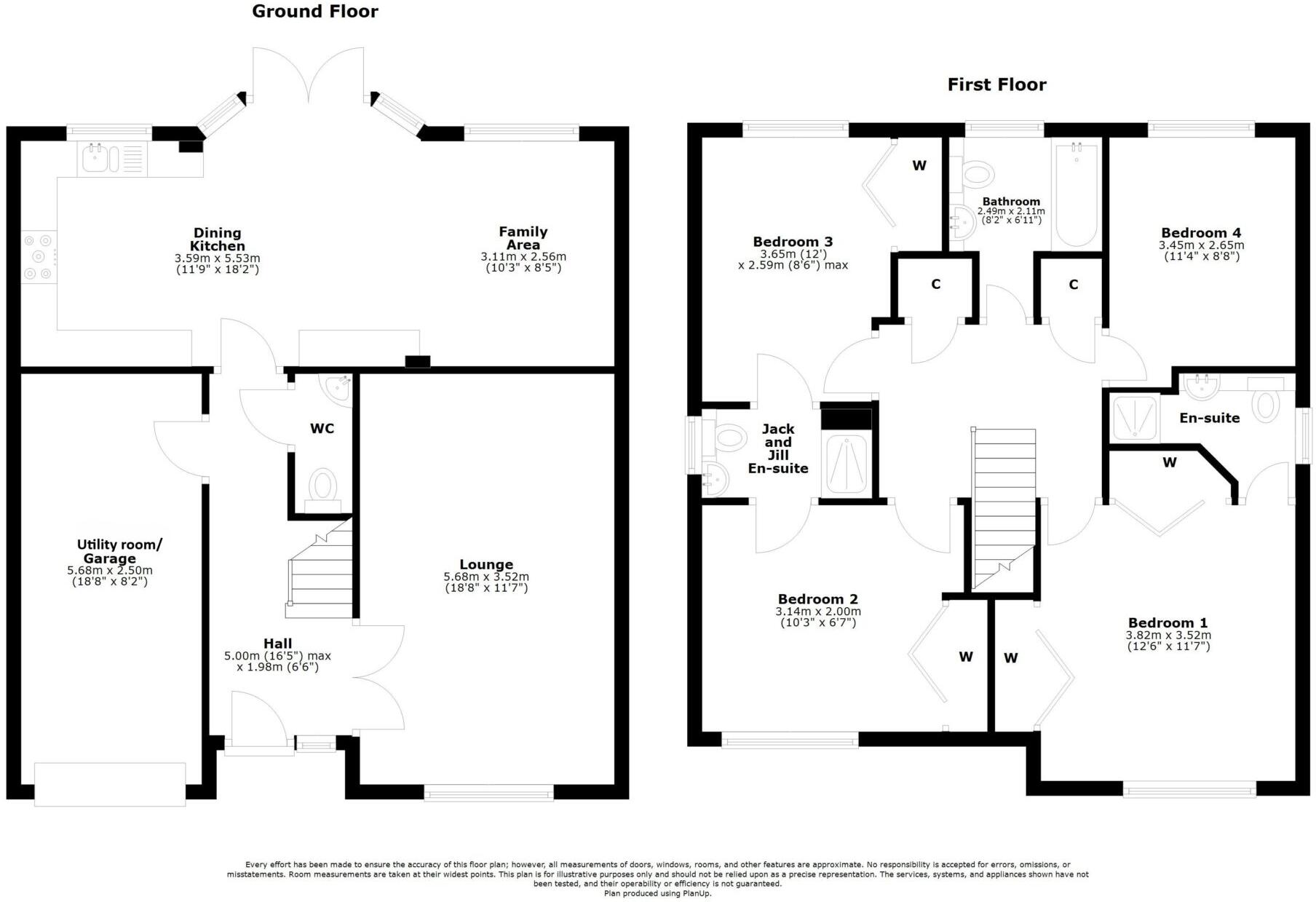 48 Grahamfield Place, Beith, KA15 1AY floorplan