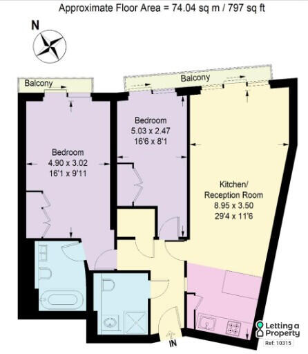 Praed Street, Balmoral Apartments, 2 Praed Street, London, Greater London, W2 1JL floorplan
