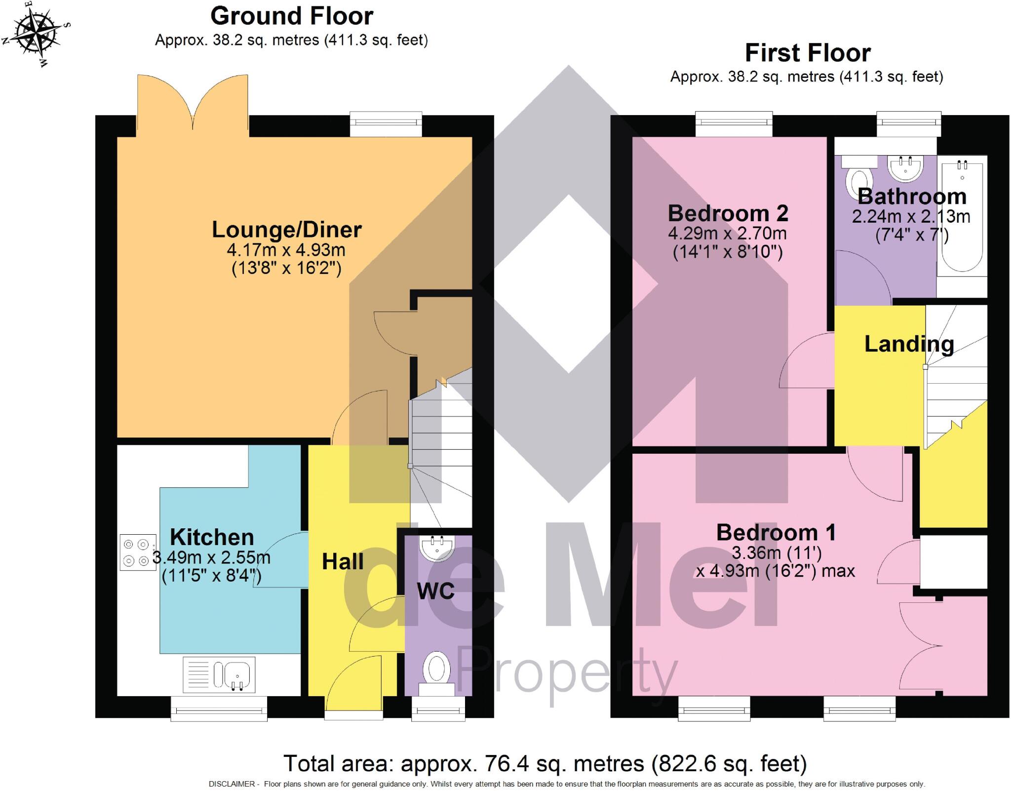 Plough Square, Bishops Cleeve, Cheltenham, Gloucestershire, GL52 floorplan