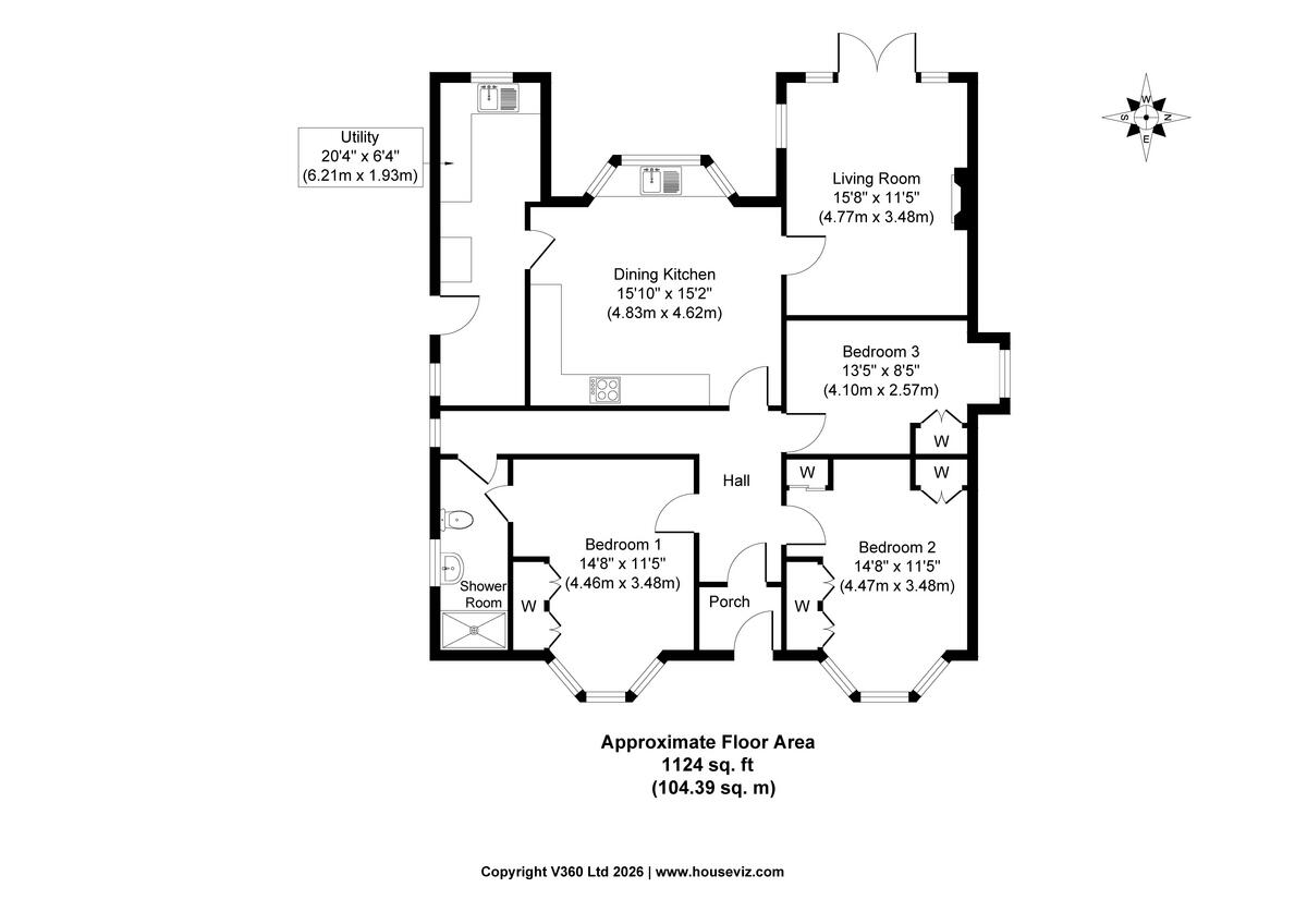Mill Lane, Willaston, CH64 1 floorplan