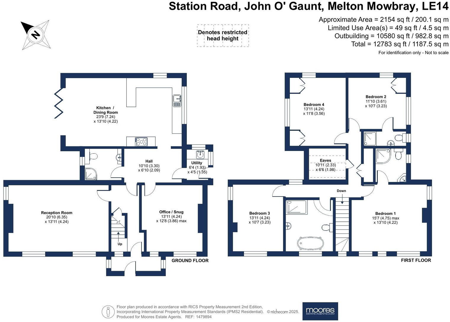 Highfields Farm, John O' Gaunt floorplan