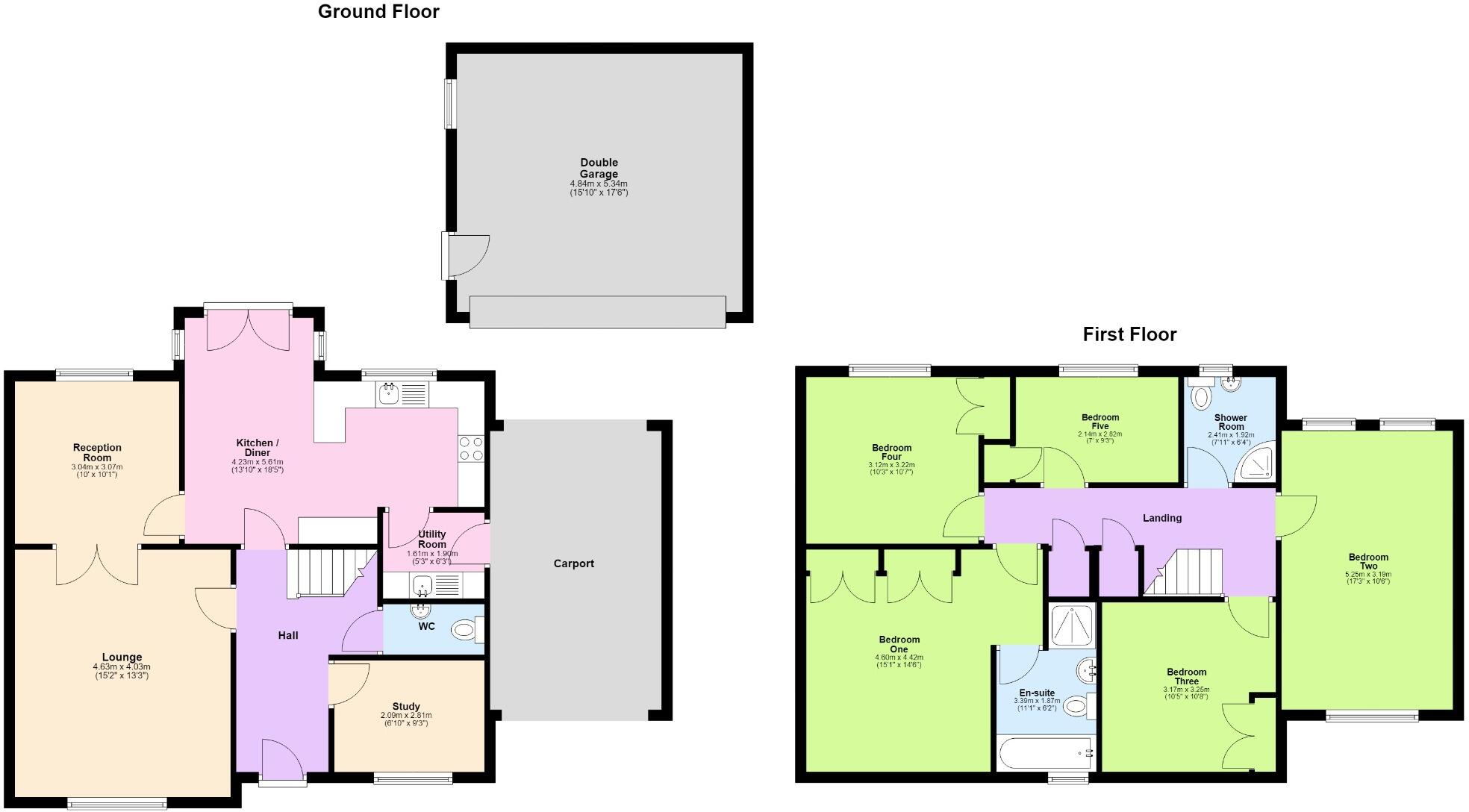 17 Hall Close, Naseby, NN6 6AJ floorplan