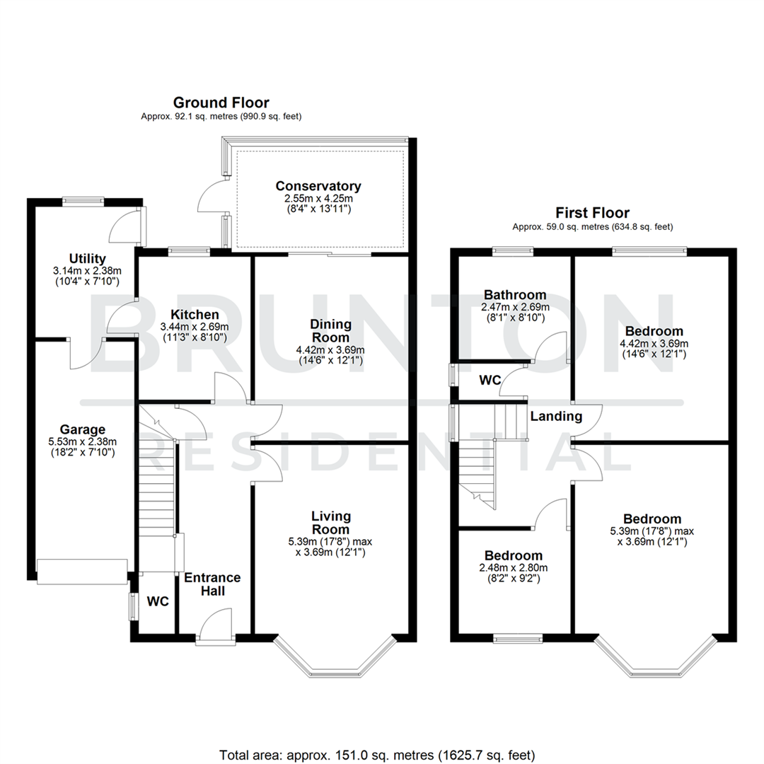 North Road, Ponteland, Newcastle Upon Tyne, NE20 floorplan