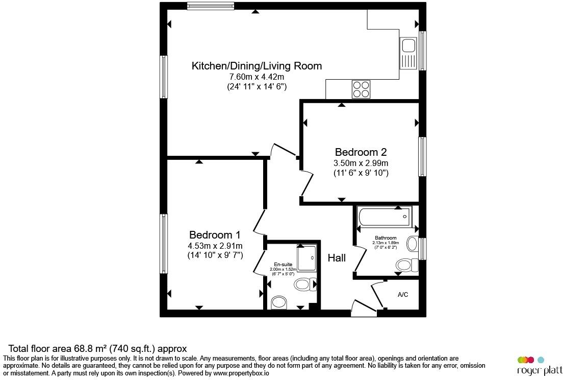 Hayes Drive, Three Mile Cross, Reading floorplan