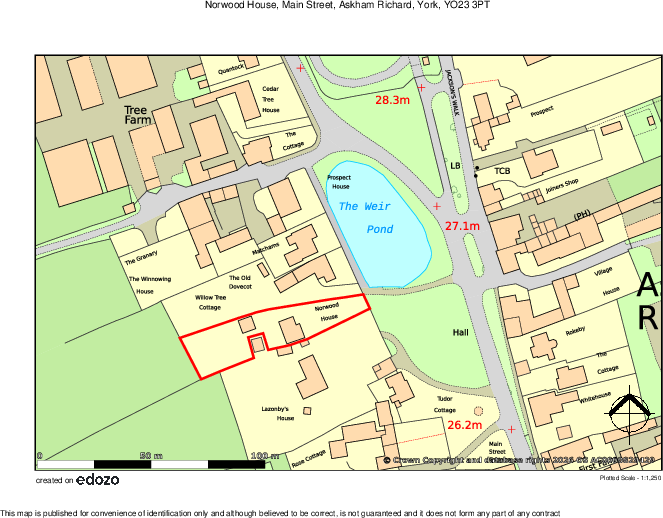 Norwood House, Askham Richard, York floorplan