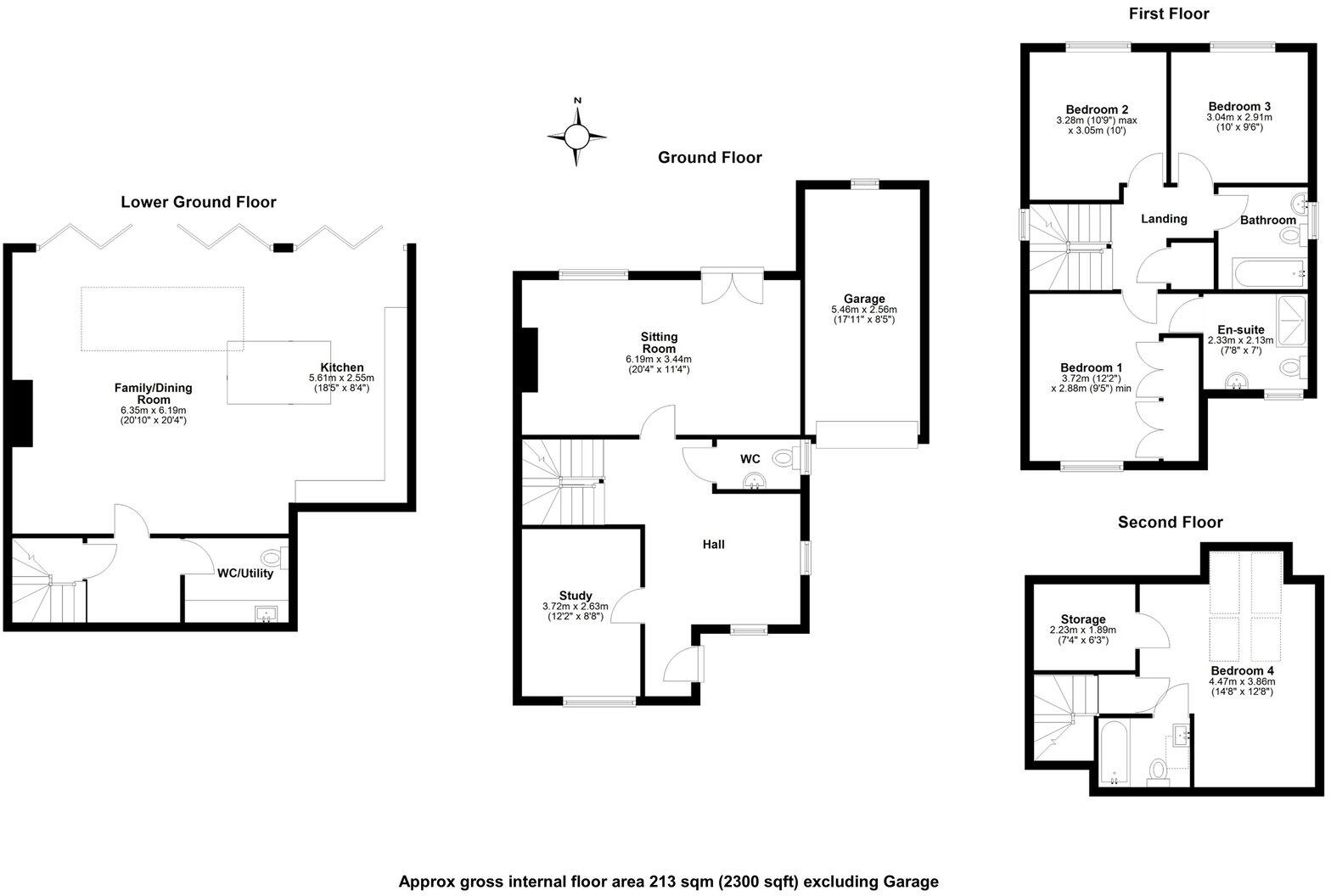 West Road, Saffron Walden floorplan