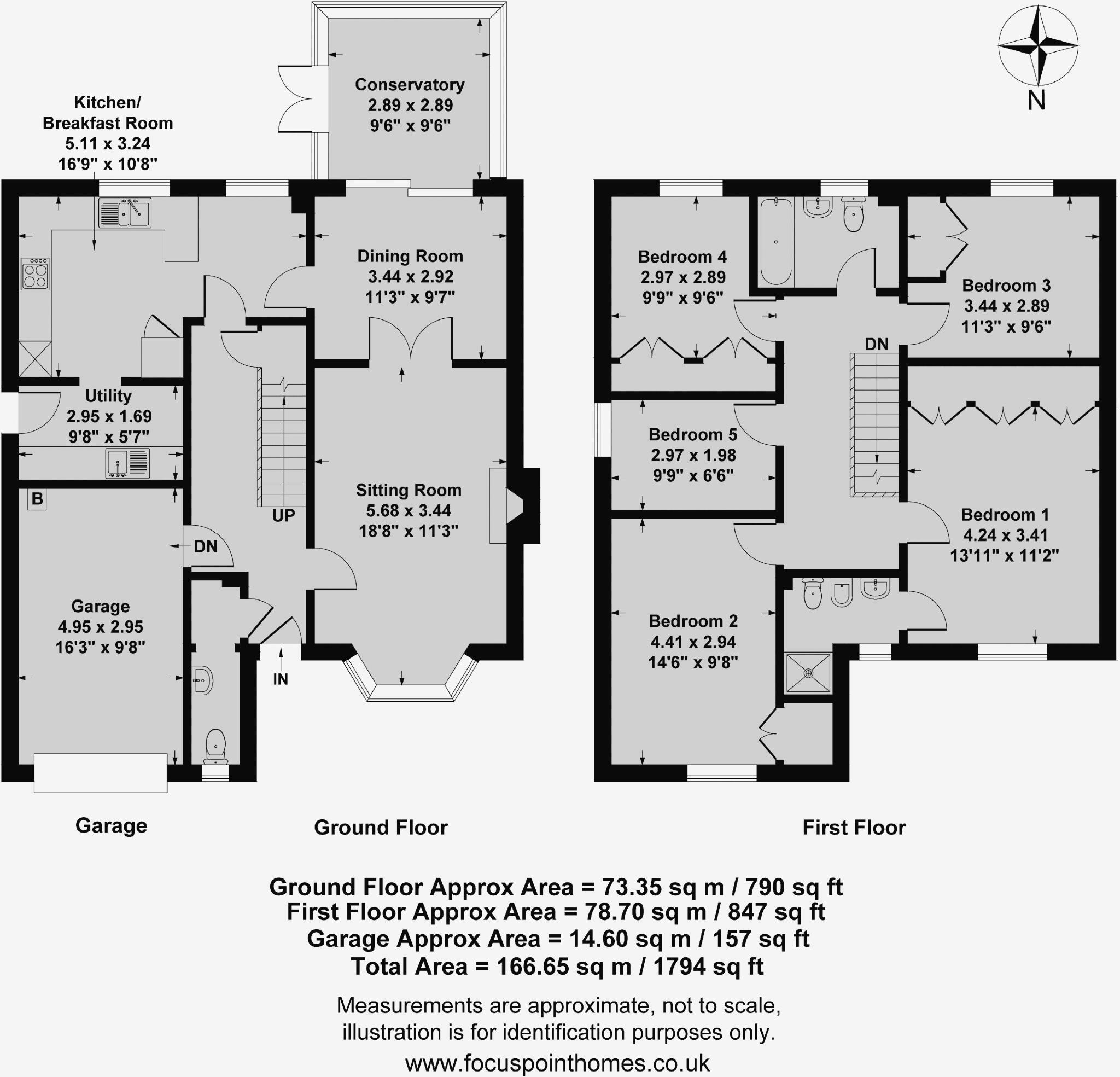 2, Astrop Gardens, Kings Sutton - 5 Bedrooms floorplan