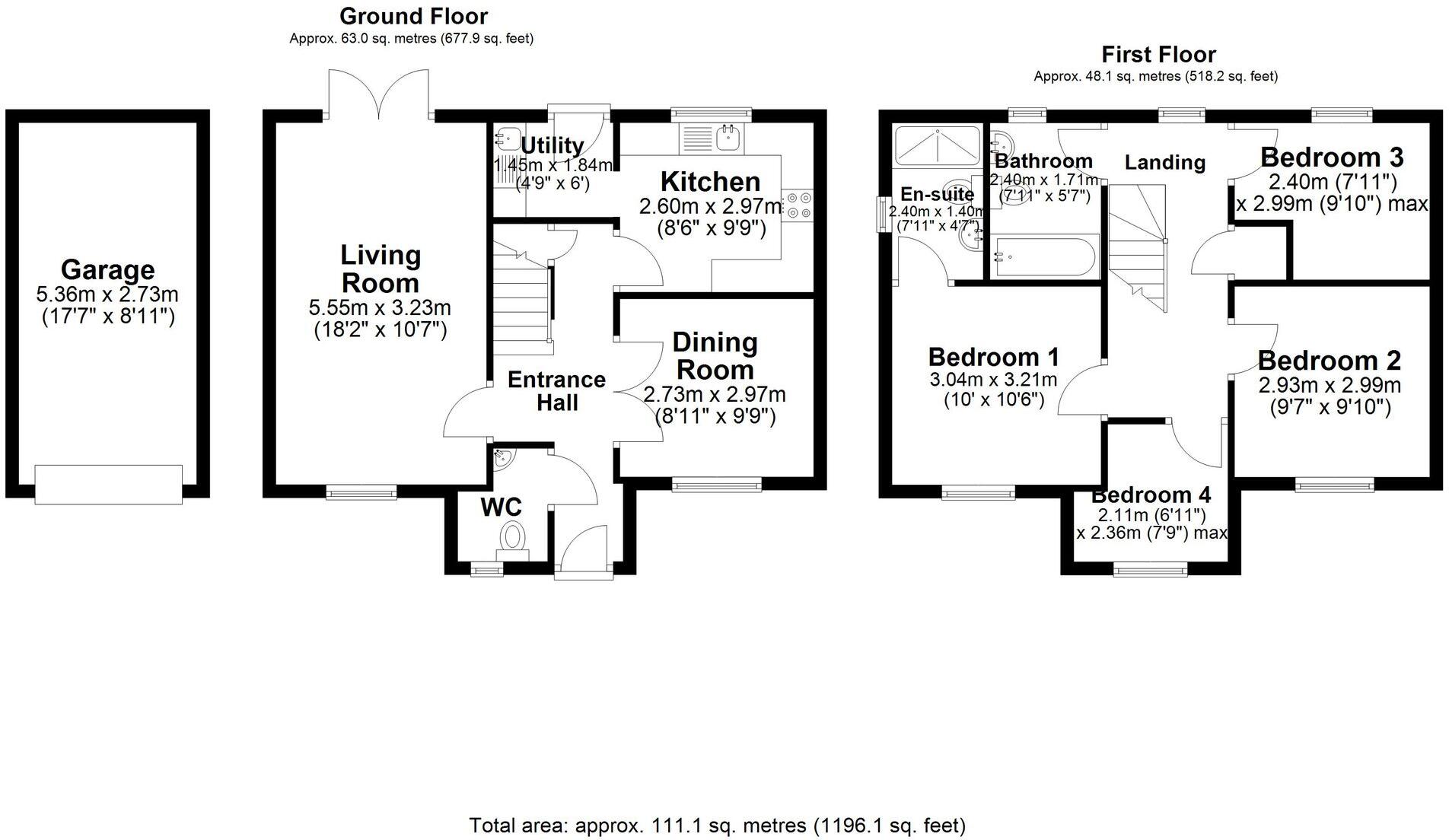 Telford Close, Warrington, WA4 floorplan