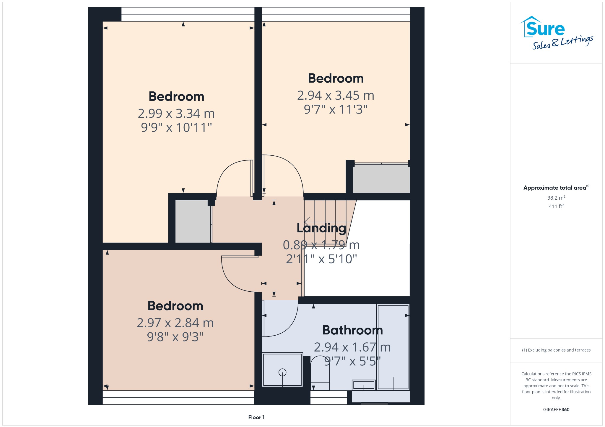 Washington Avenue, Hemel Hempstead, Hertfordshire, HP2 floorplan