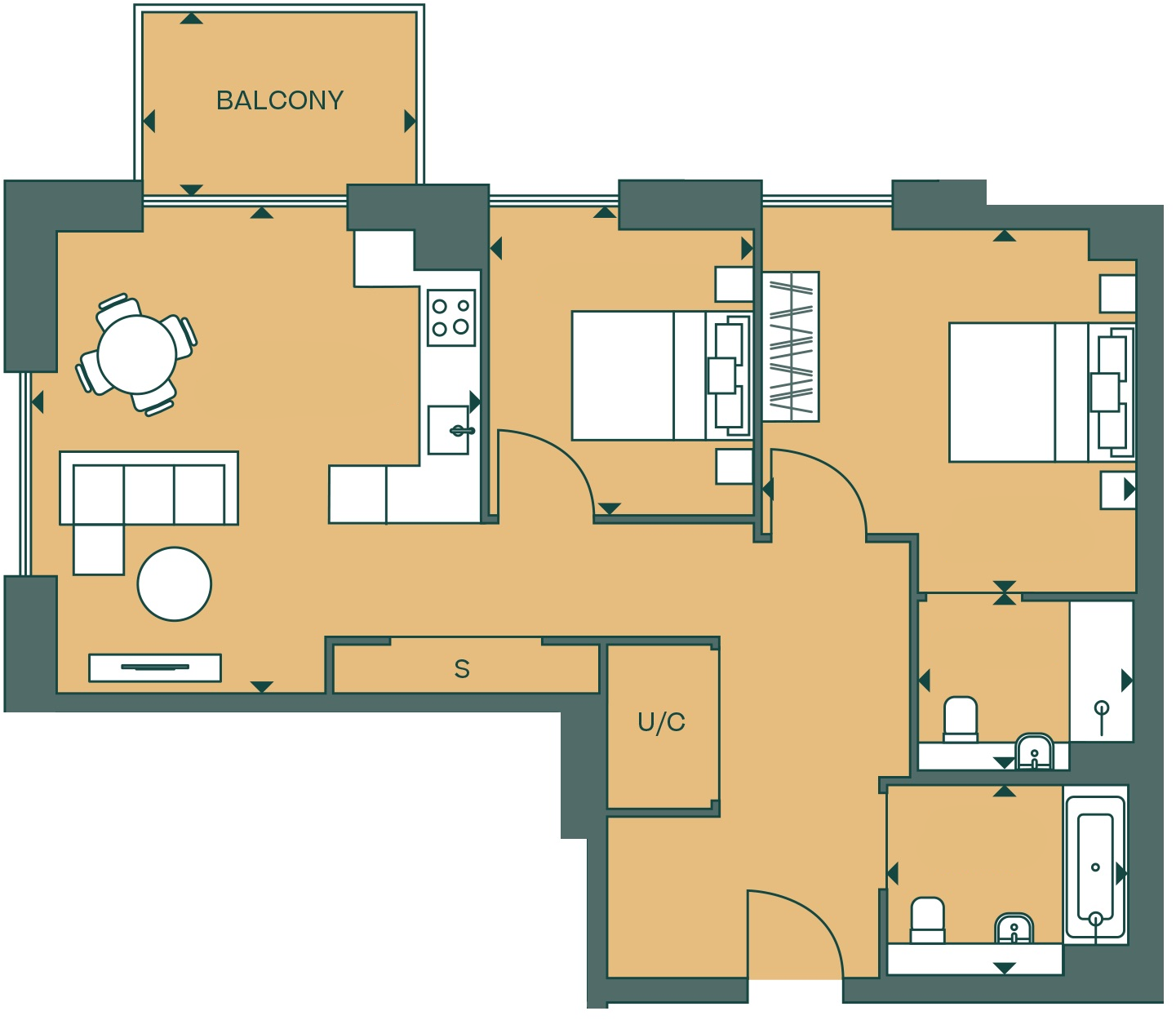Fulton Road, Wembley floorplan