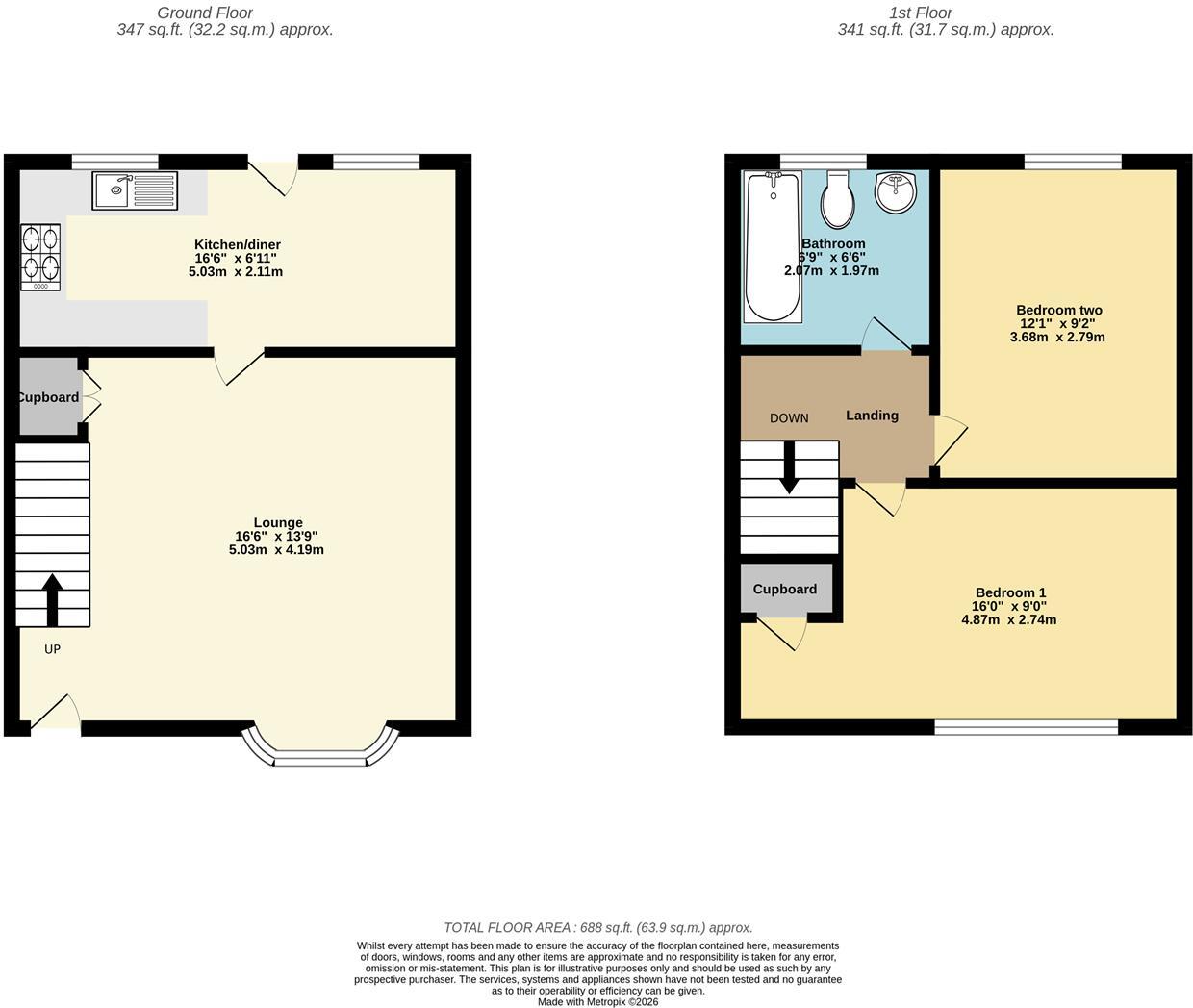 Willow Walk, Keynsham floorplan