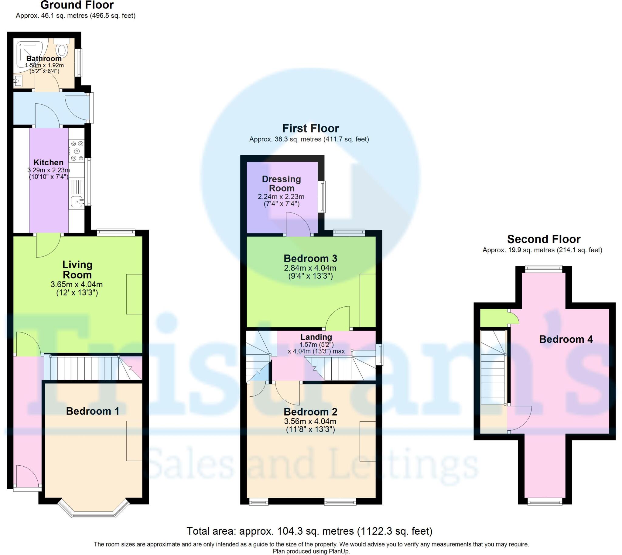 Foxhall Road, Forest Fields floorplan