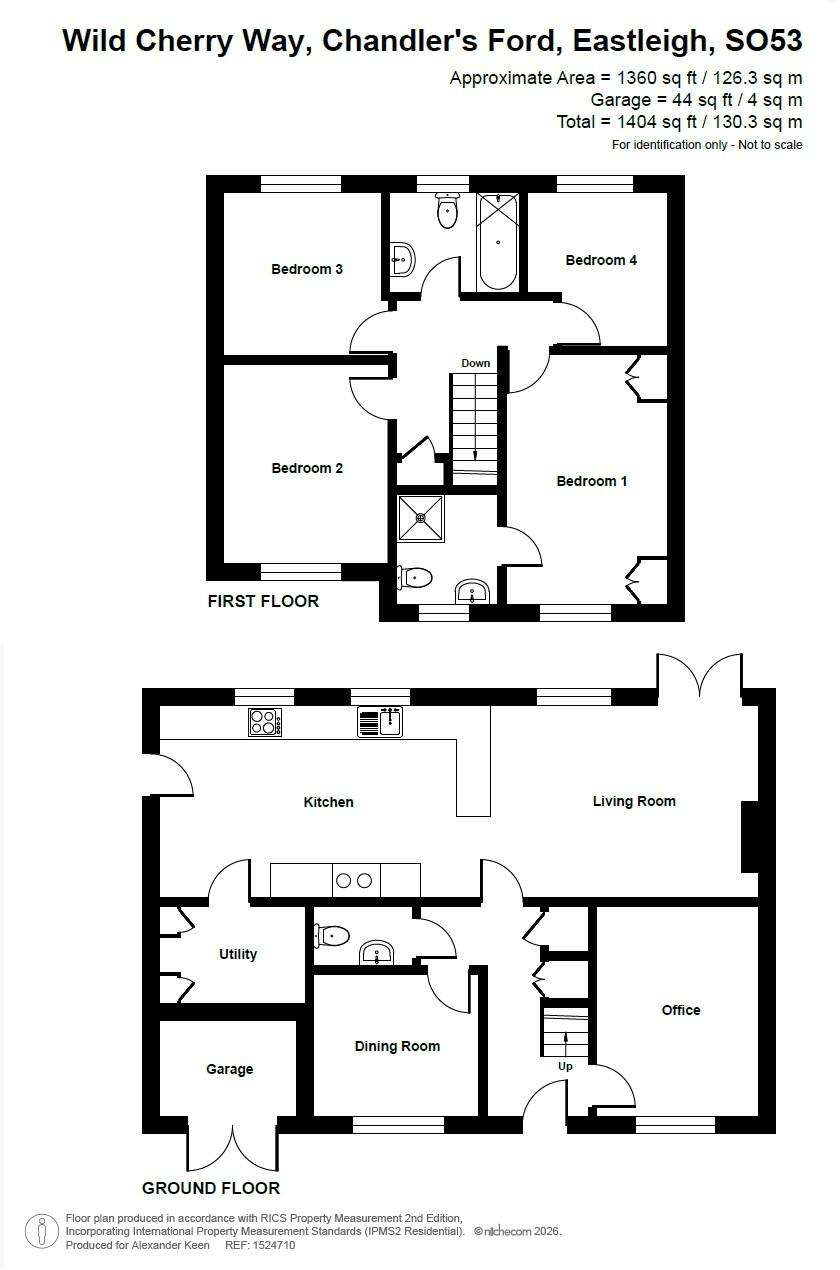 Wild Cherry Way, Knightwood Park, Chandler's Ford, SO53 4LW floorplan