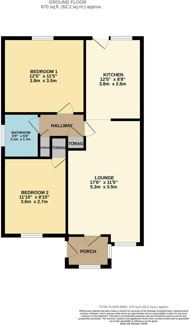Mayfield Avenue, Hullbridge, Hockley floorplan