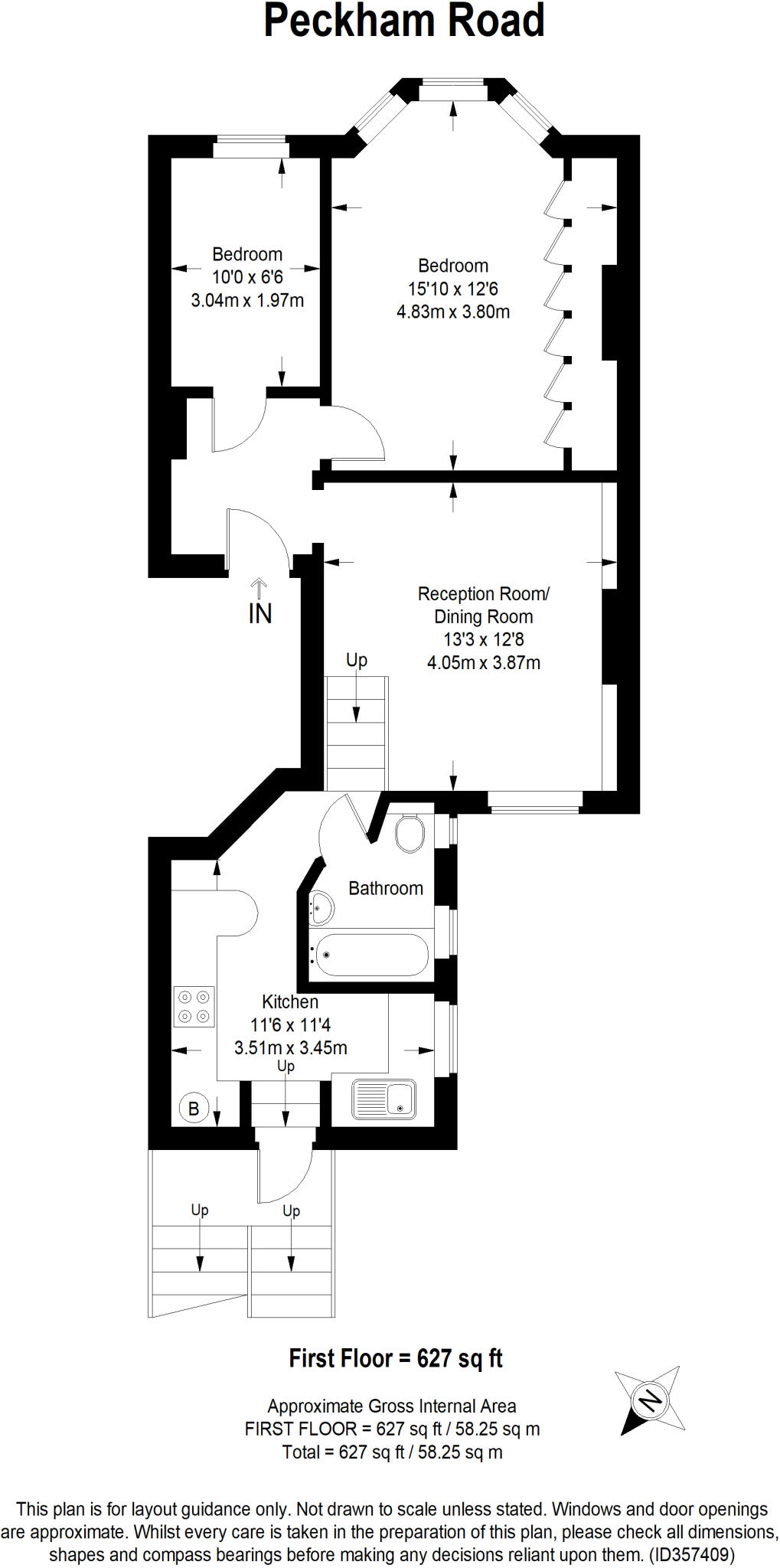 Peckham Road, Camberwell, London, SE5 floorplan
