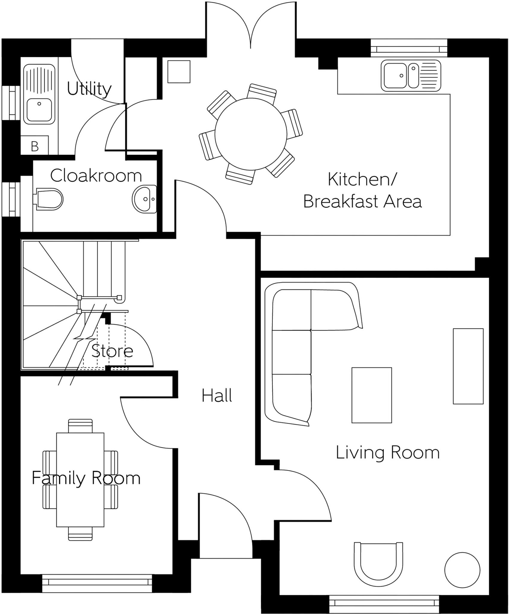 Shawfair, 
Edinburgh,
EH22 1PA floorplan