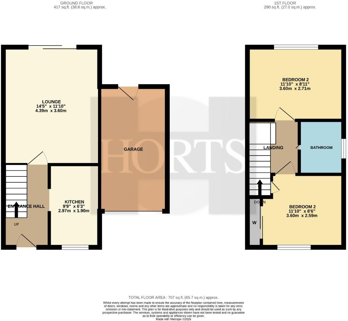 Bordeaux Close, Northampton floorplan