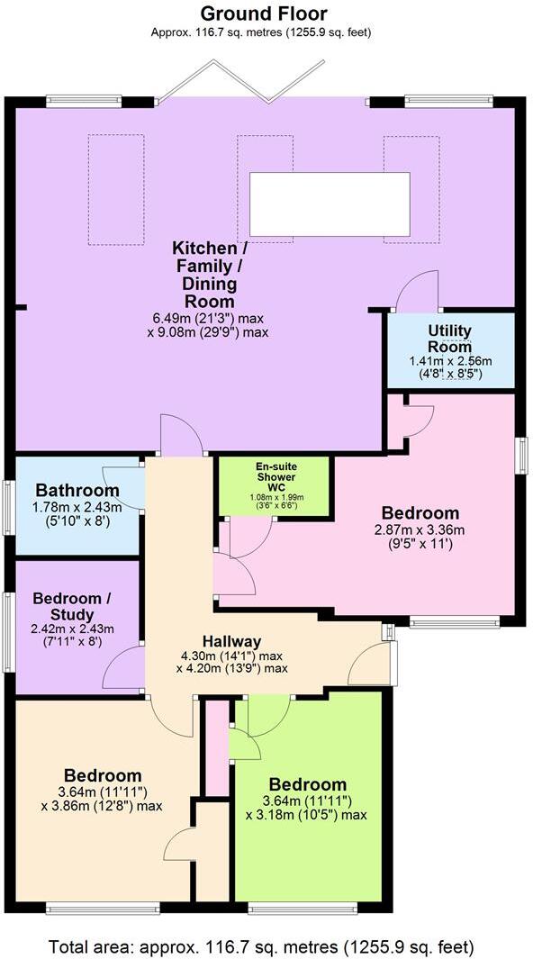 Beecroft Avenue, Lichfield floorplan
