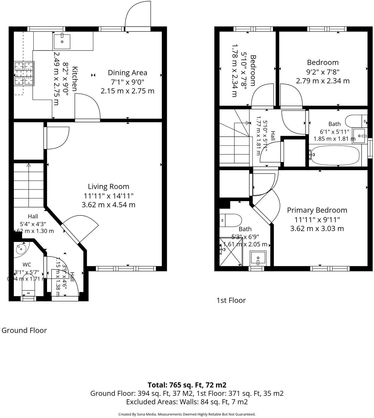 Green Lane, Leigh, WN7 floorplan