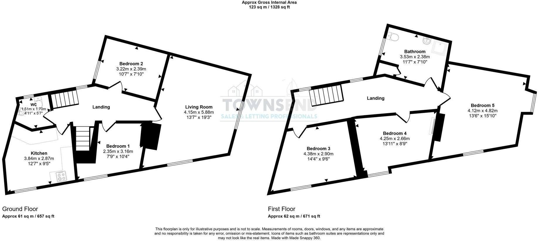 Arwenack Street, Falmouth, TR11 floorplan