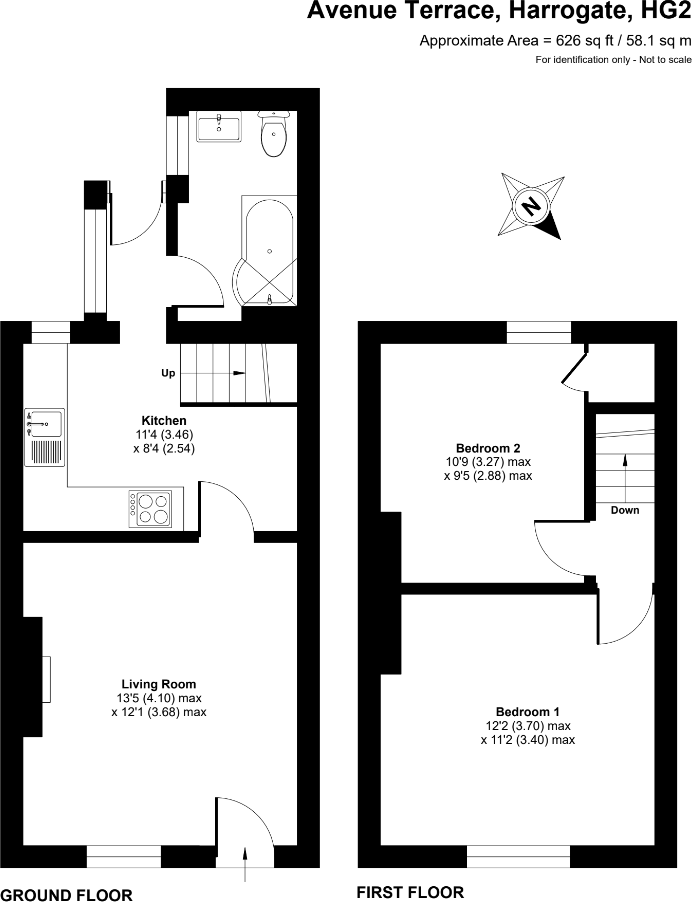 Avenue Terrace, Harrogate, HG2 7PN floorplan