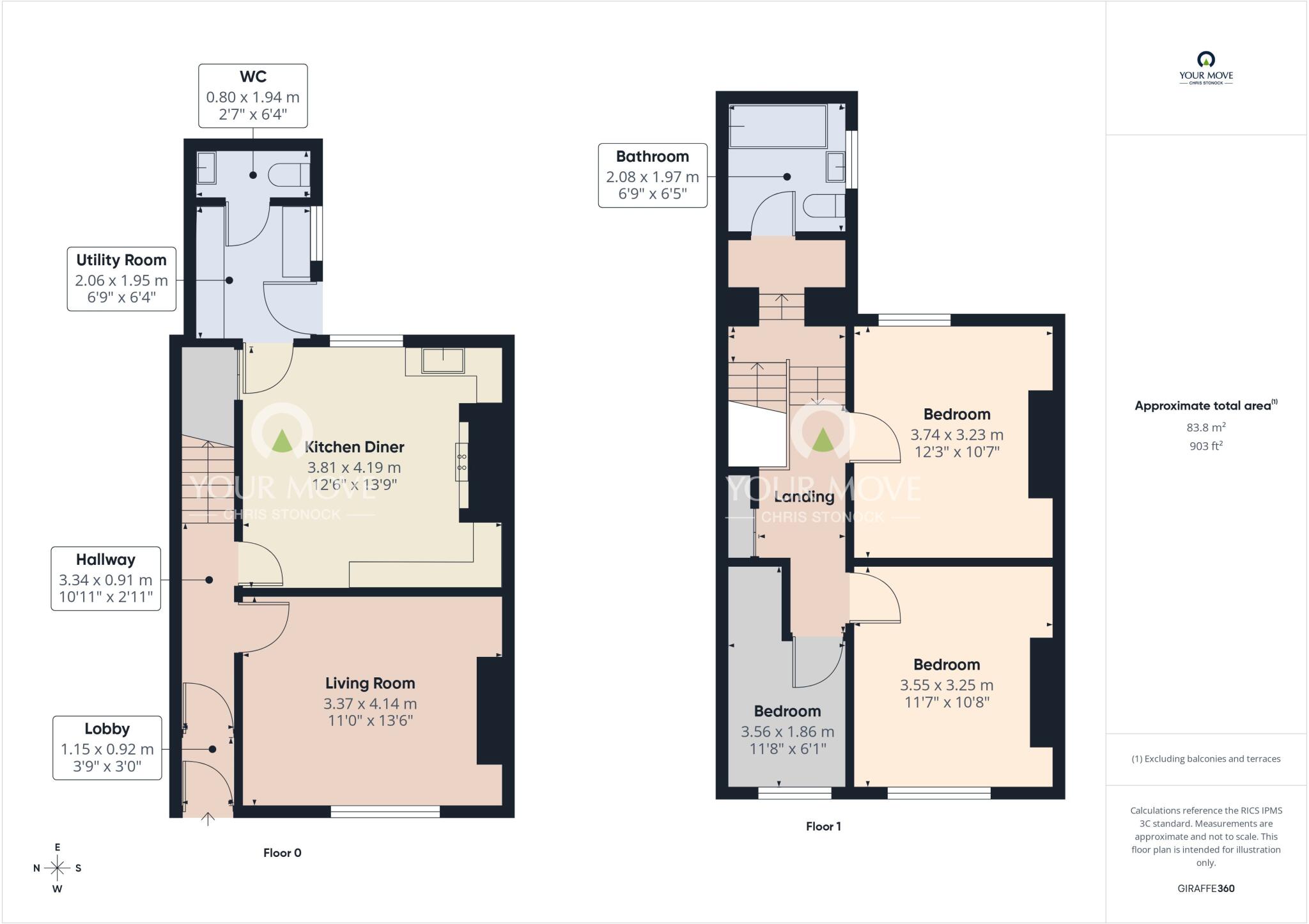 Chamberlain Street, Crawcrook, Ryton, Tyne and Wear, NE40 floorplan