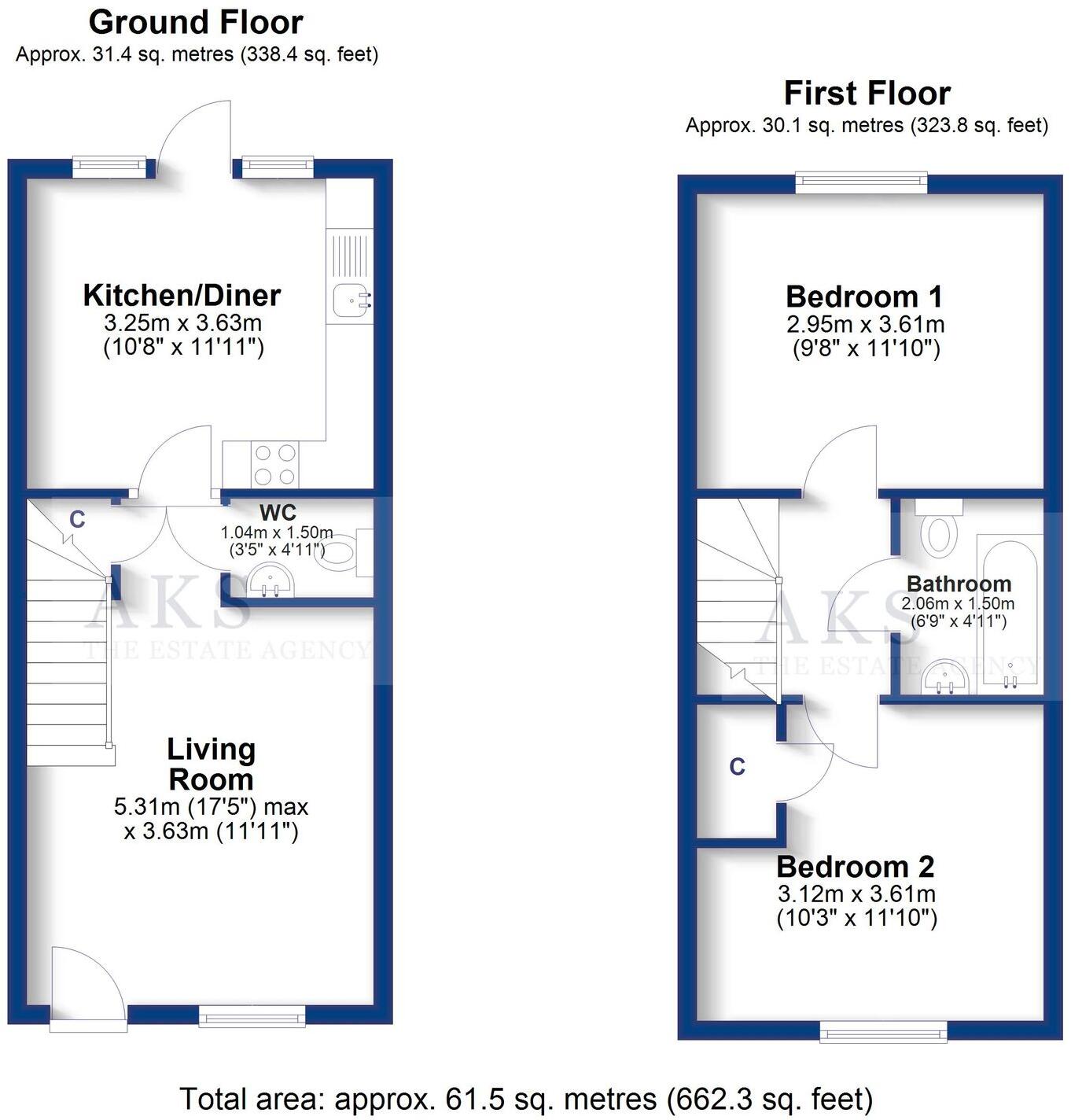 Bosworth Avenue, Sunnyhill, DE23 floorplan